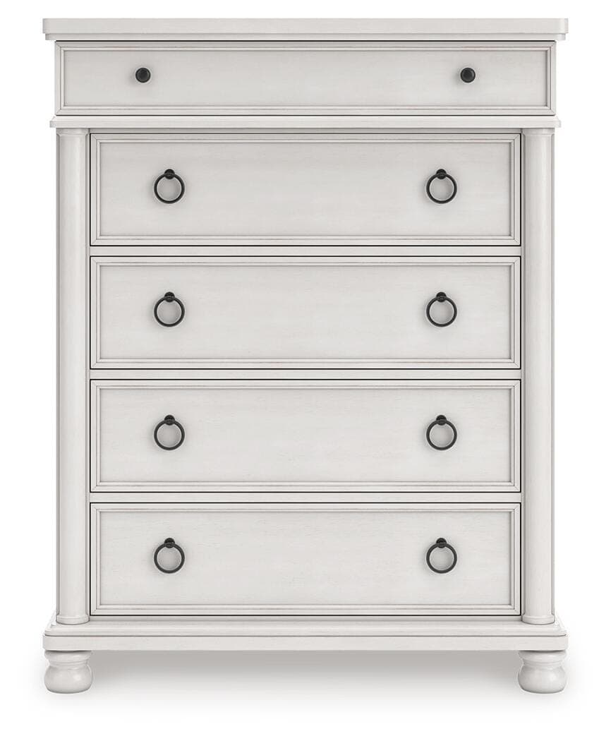 Chadworth Chest of Drawers — White — view 3