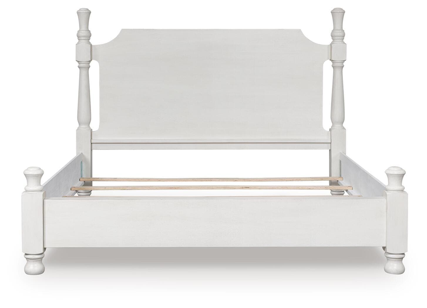 Chadworth Queen Poster Bed — Antique White — view 2