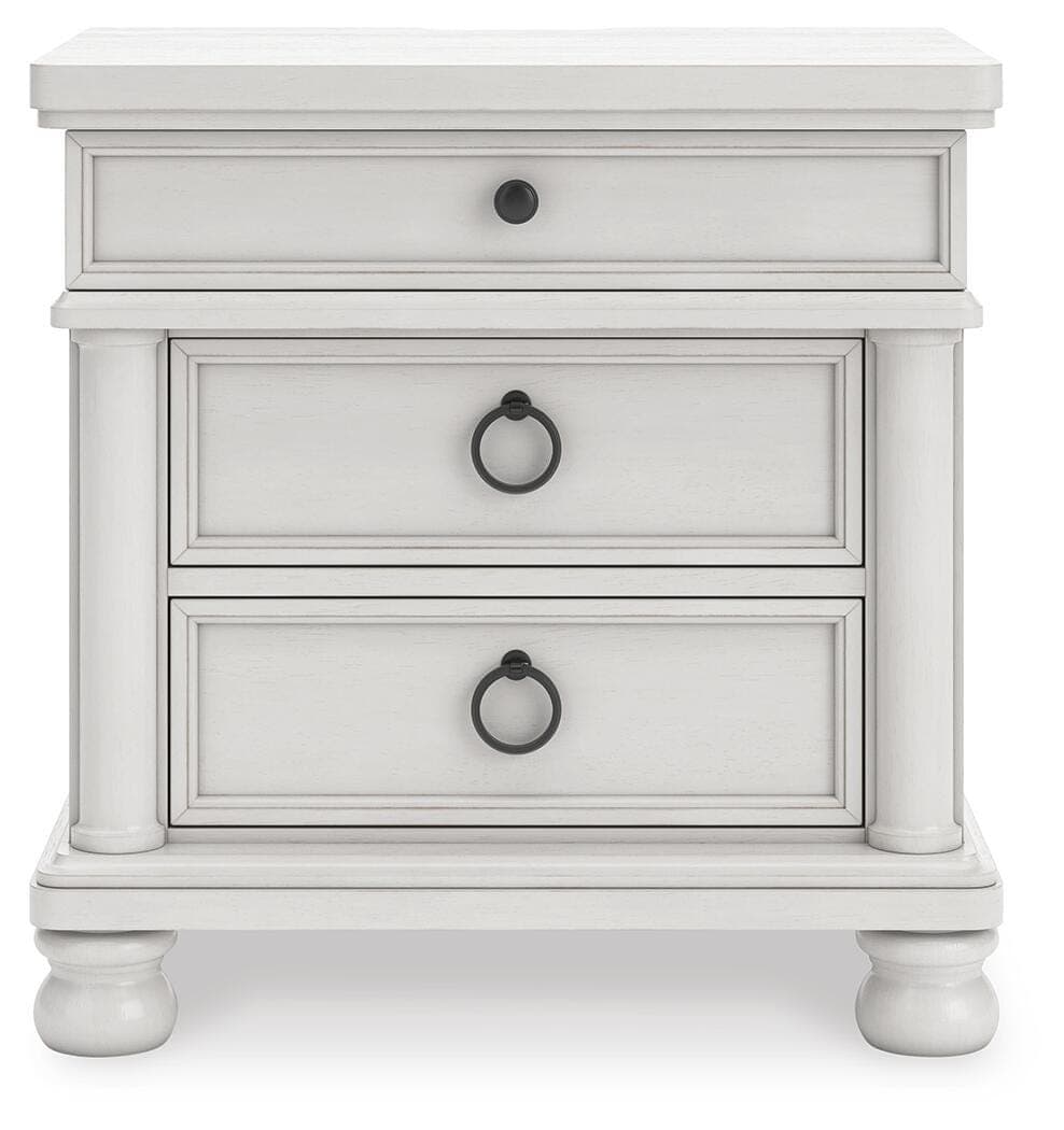 Chadworth Nightstand — White — view 4