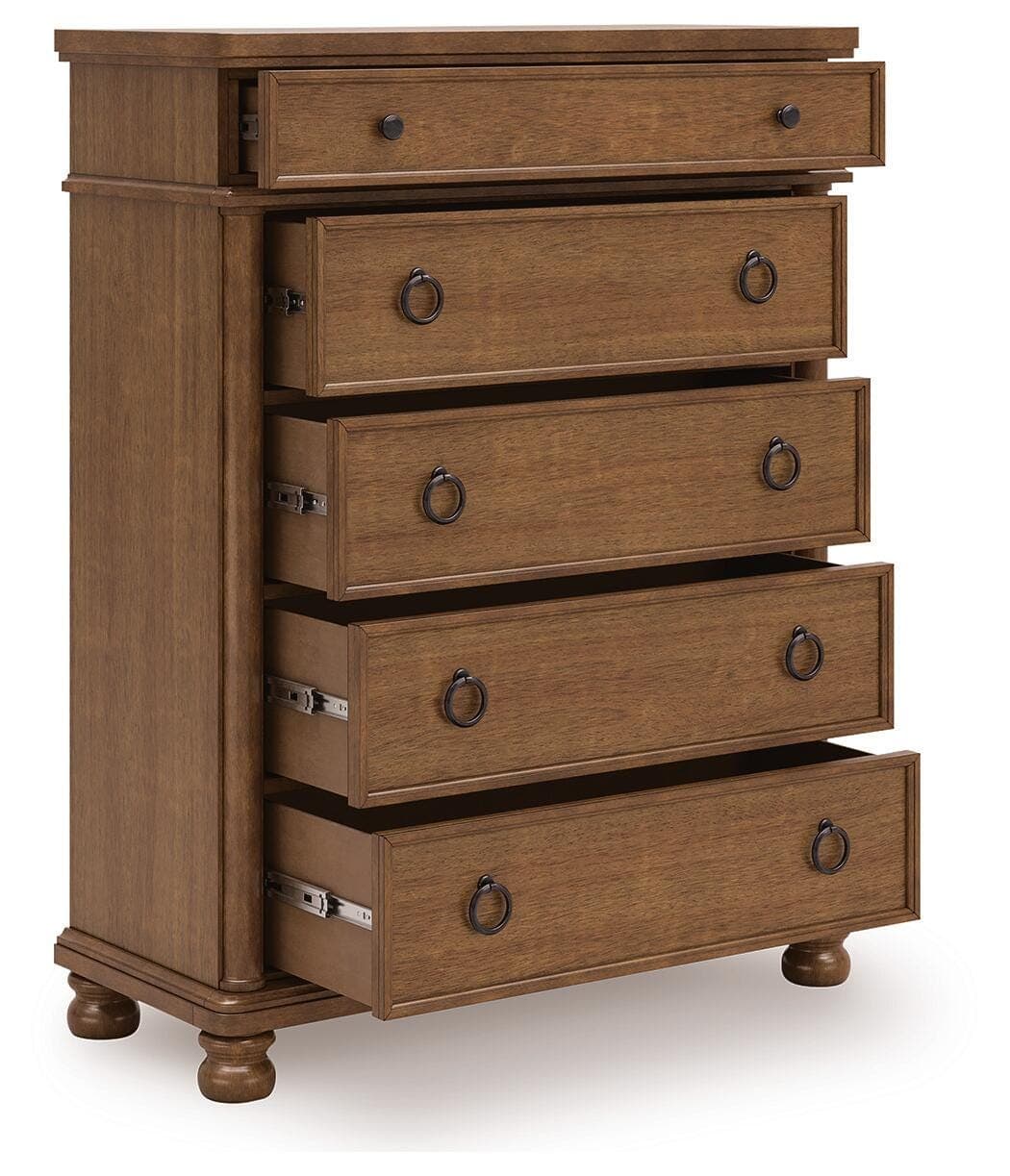 Chadworth Chest of Drawers — Brown/Beige — view 2