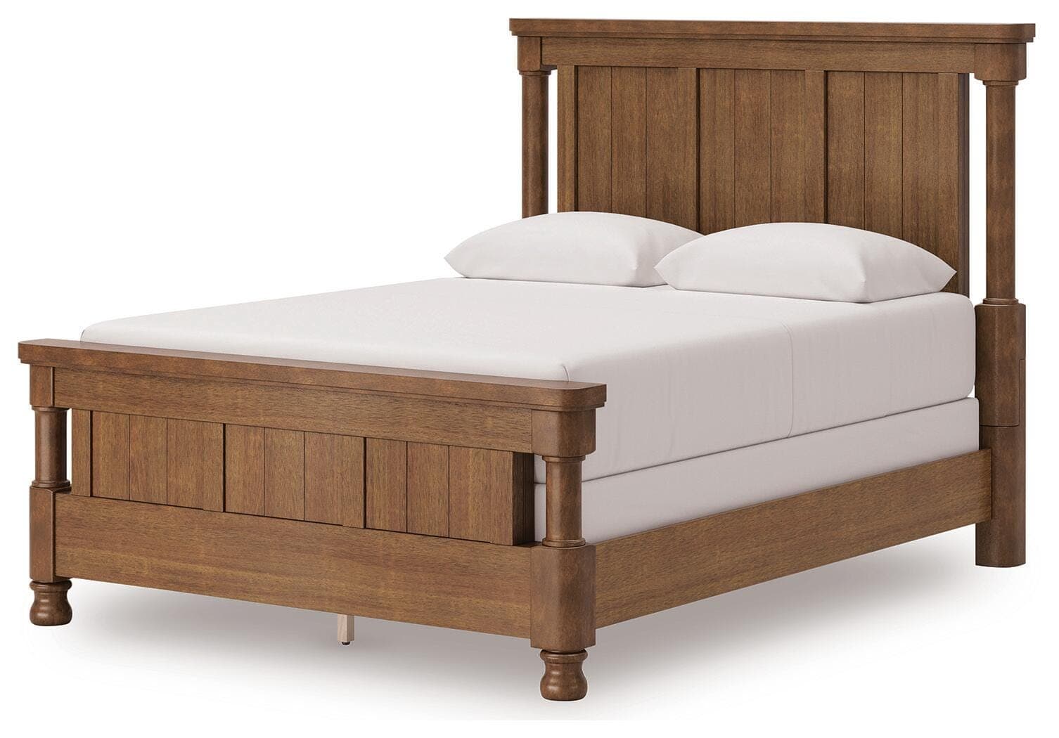Chadworth Queen Poster Bed — Brown — view 4