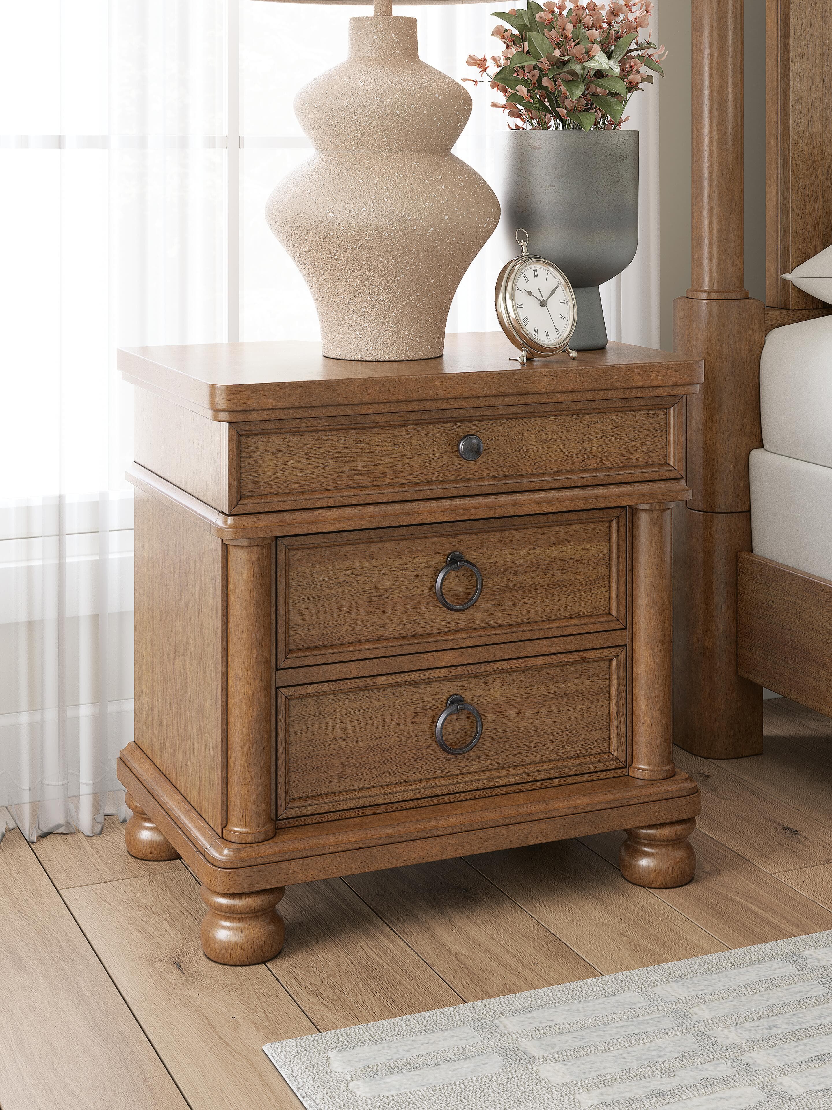 Chadworth Nightstand — Brown/Beige — view 2