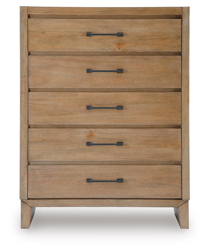 Sherbana Chest of Drawers — Brown/Beige — view 4