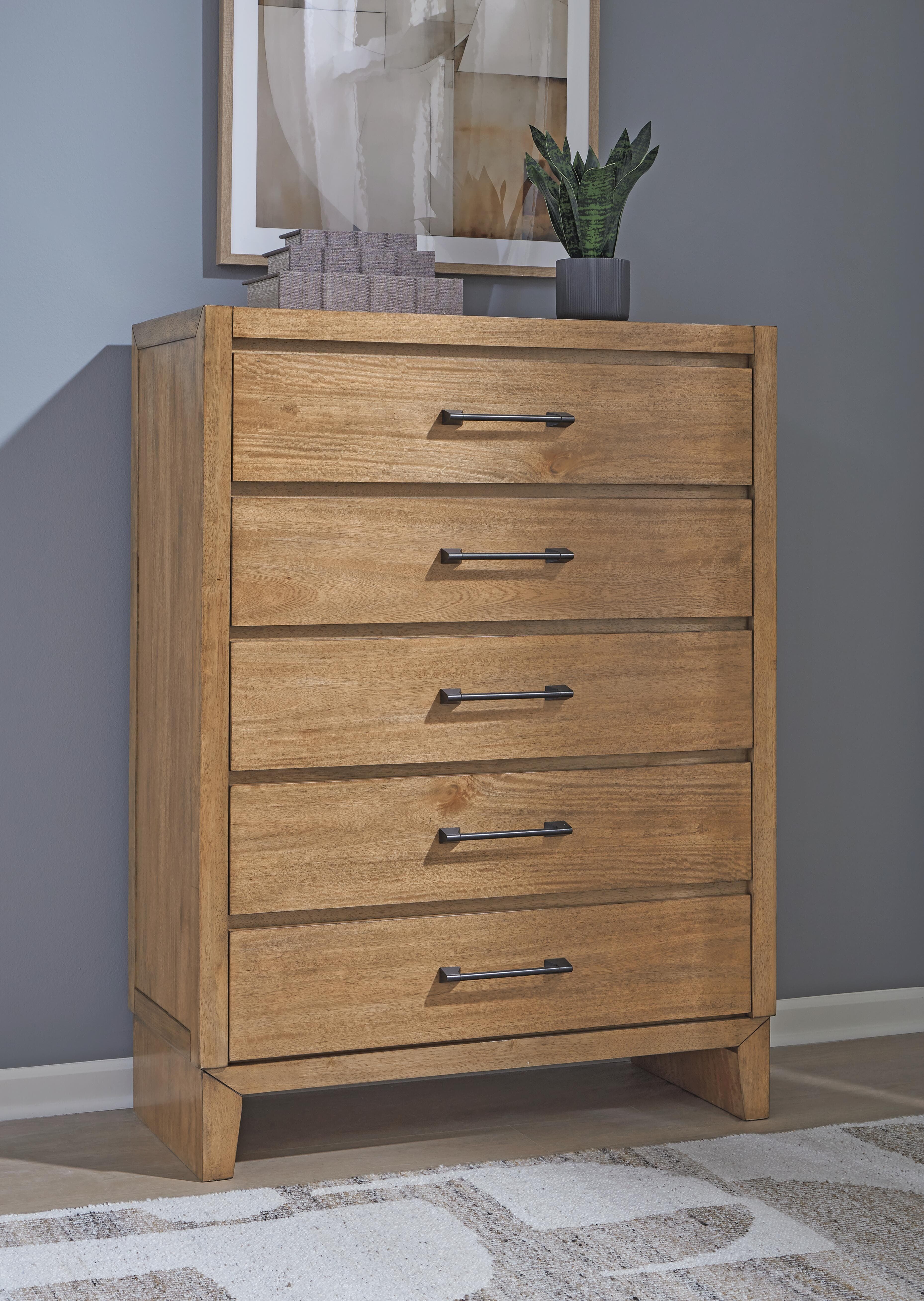 Sherbana Chest of Drawers — Brown/Beige — view 2