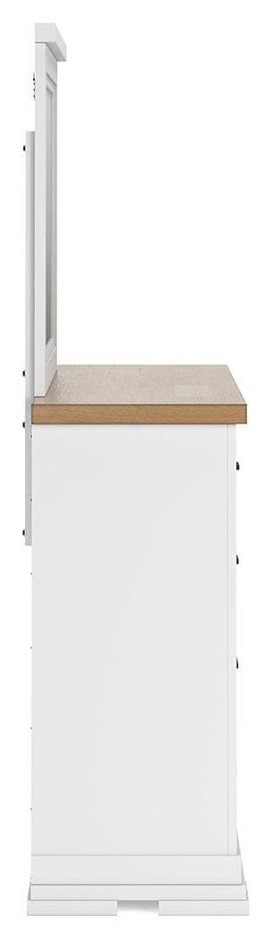 Ashbryn Dresser and Mirror — White — view 8