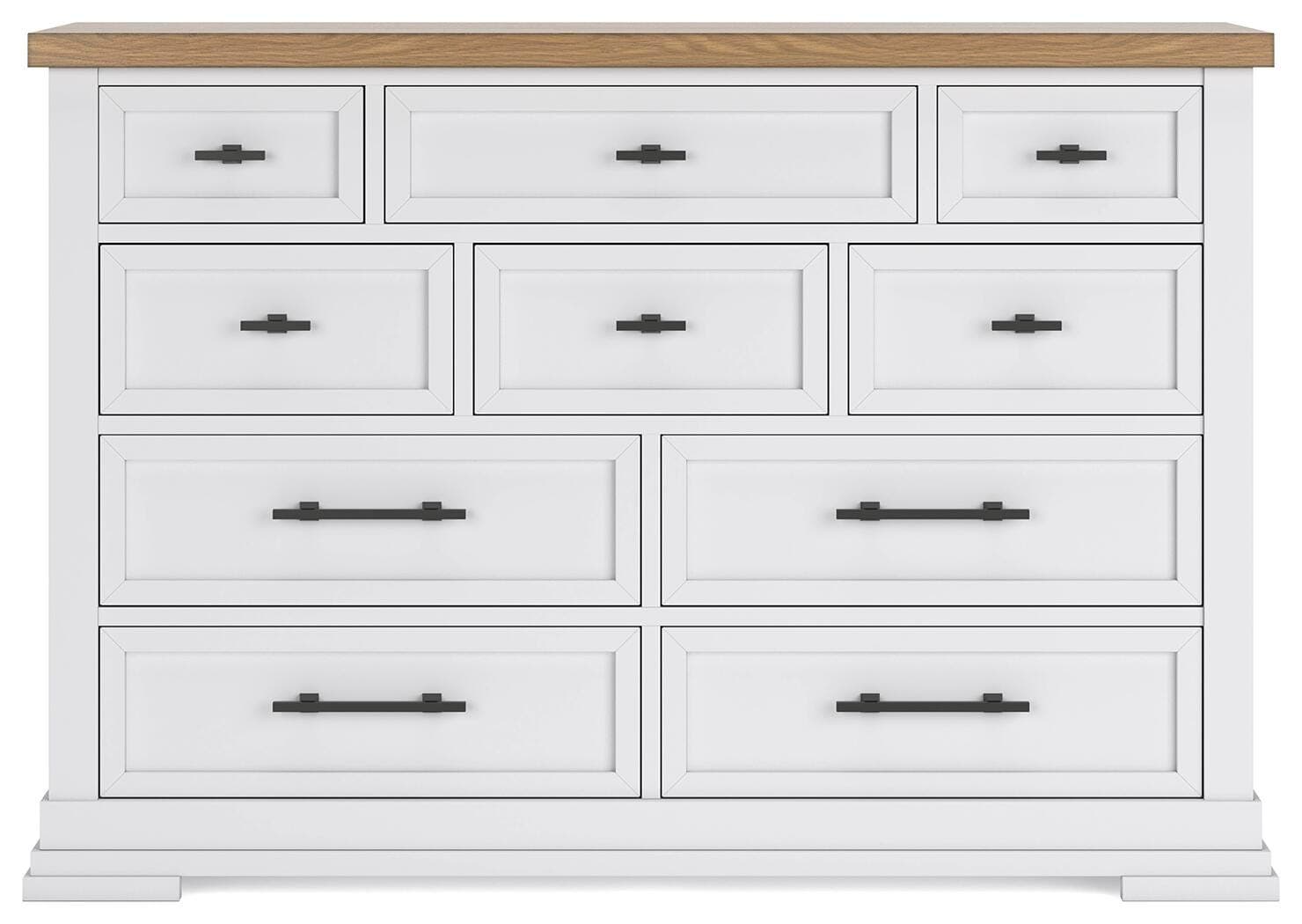 Ashbryn Dresser — White & Brown/Beige — view 6