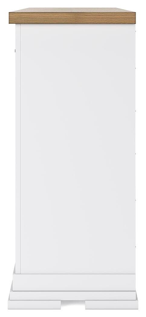 Ashbryn Dresser — White & Brown/Beige — view 7
