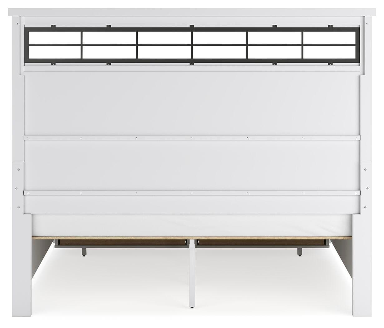 Ashbryn King Panel Storage Bed — White — view 5