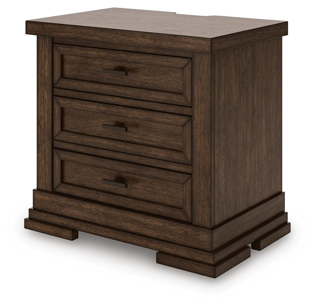 Taffenbrook Nightstand — Brown/Beige — view 5