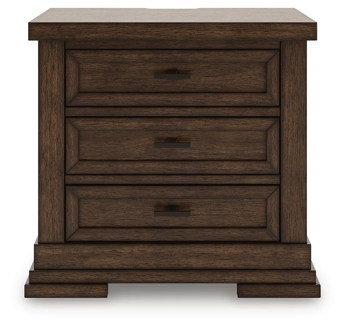 Taffenbrook Nightstand — Brown/Beige — view 4