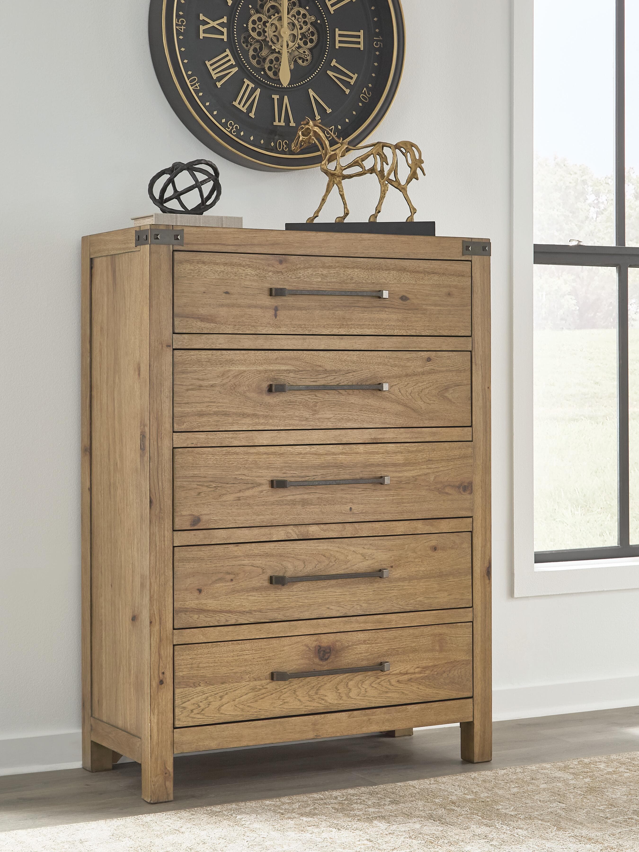 Ridgester Chest of Drawers — Brown/Beige — view 2