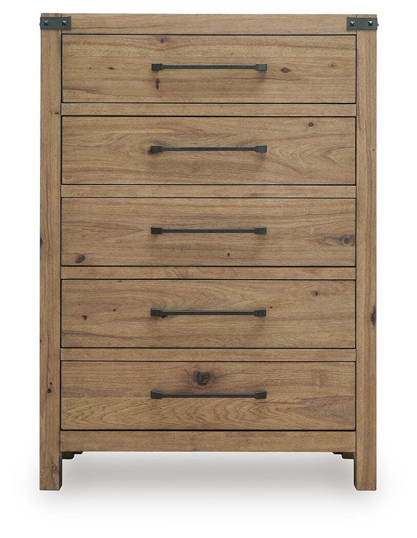 Ridgester Chest of Drawers — Brown/Beige — view 4