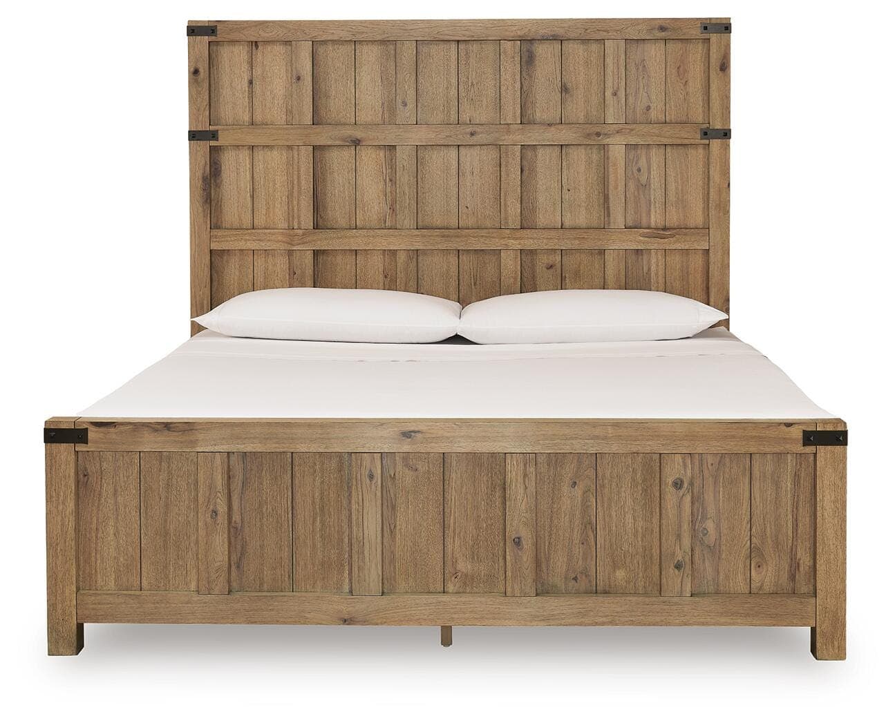 Ridgester King Panel Bed — Light Brown — view 4