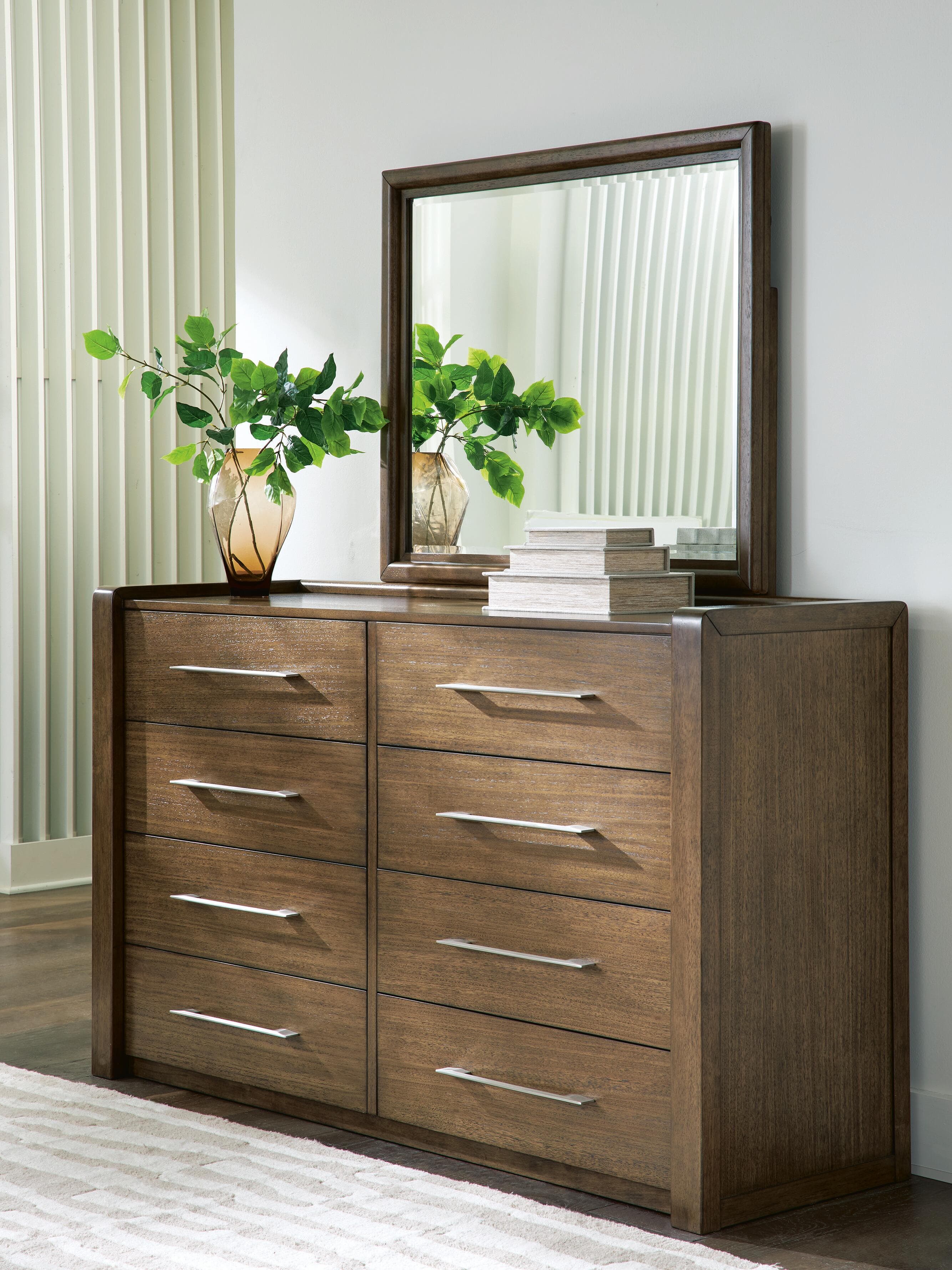 Marxmore Dresser and Mirror — Brown — view 2