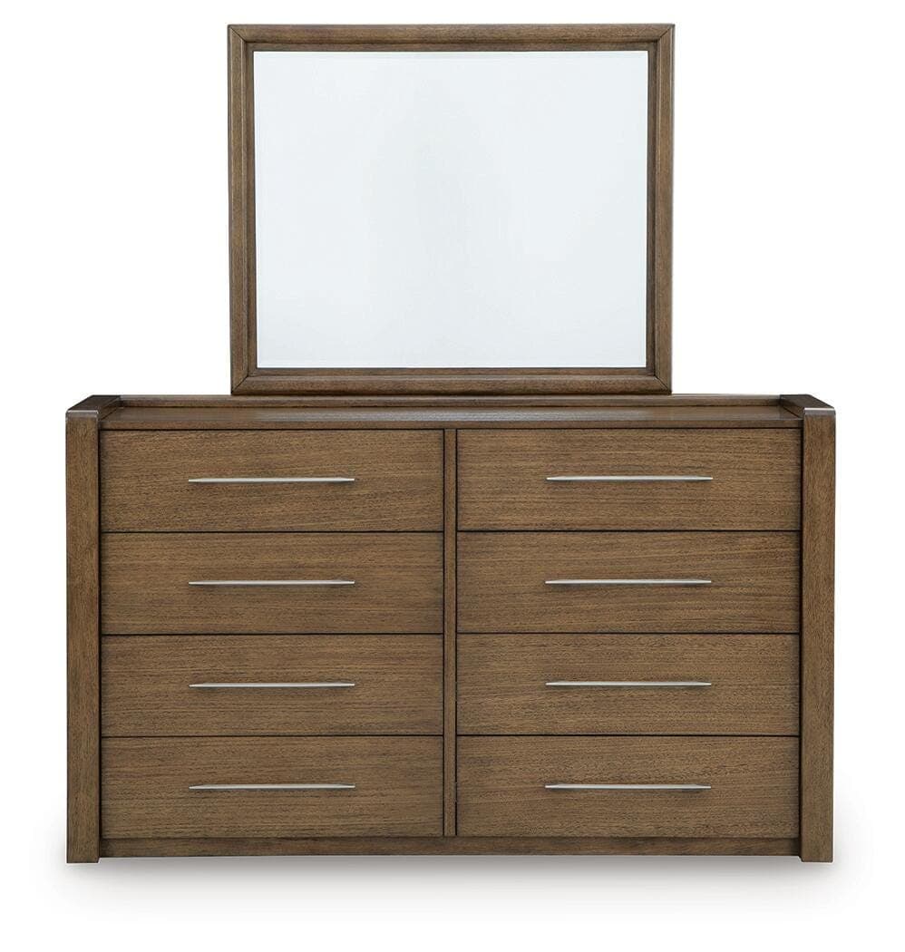 Marxmore Dresser and Mirror — Brown — view 3
