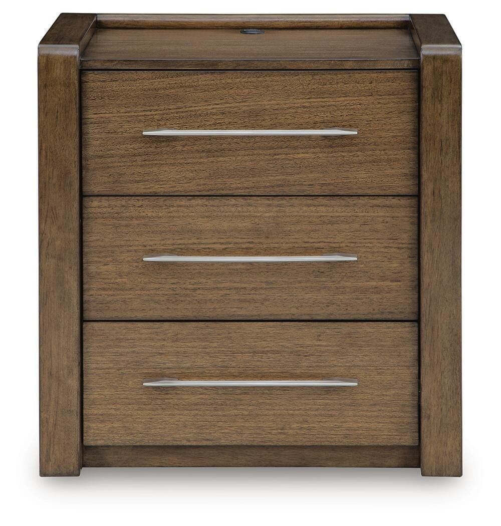 Marxmore Nightstand — Brown/Beige — view 4