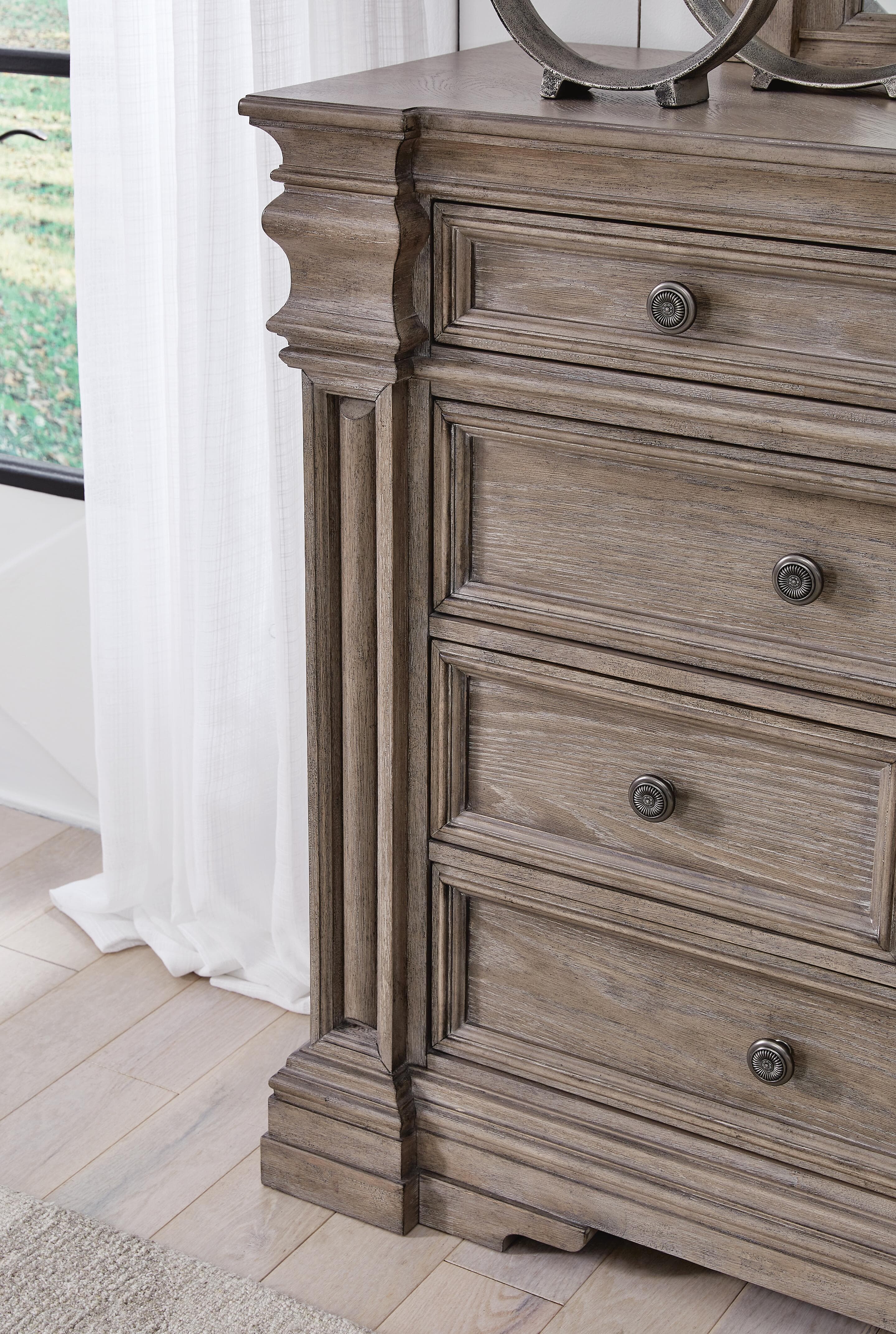 Blairhurst Dresser and Mirror — Black/Gray & Brown/Beige — view 5