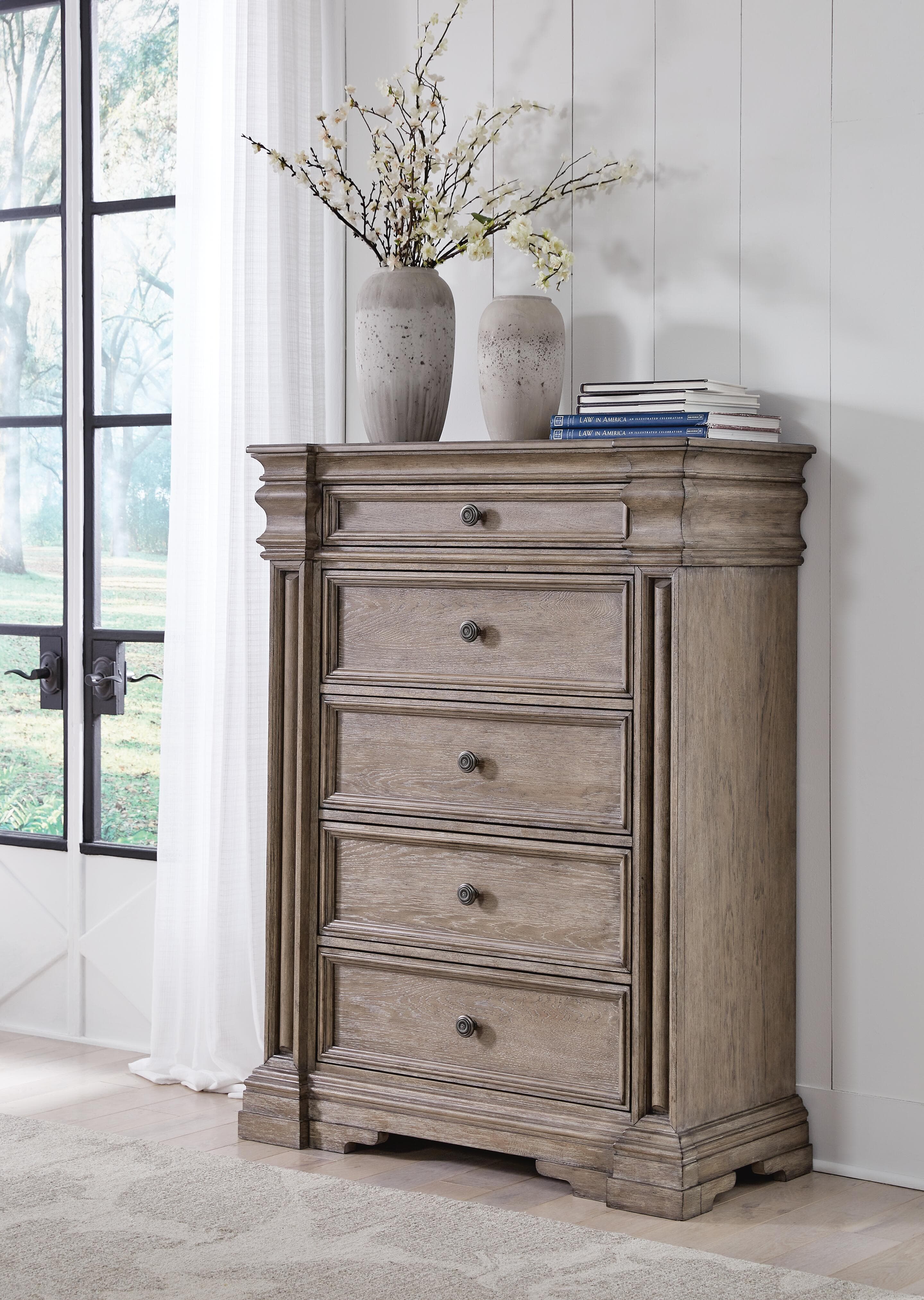 Blairhurst Chest of Drawers — Black/Gray & Brown/Beige — view 2