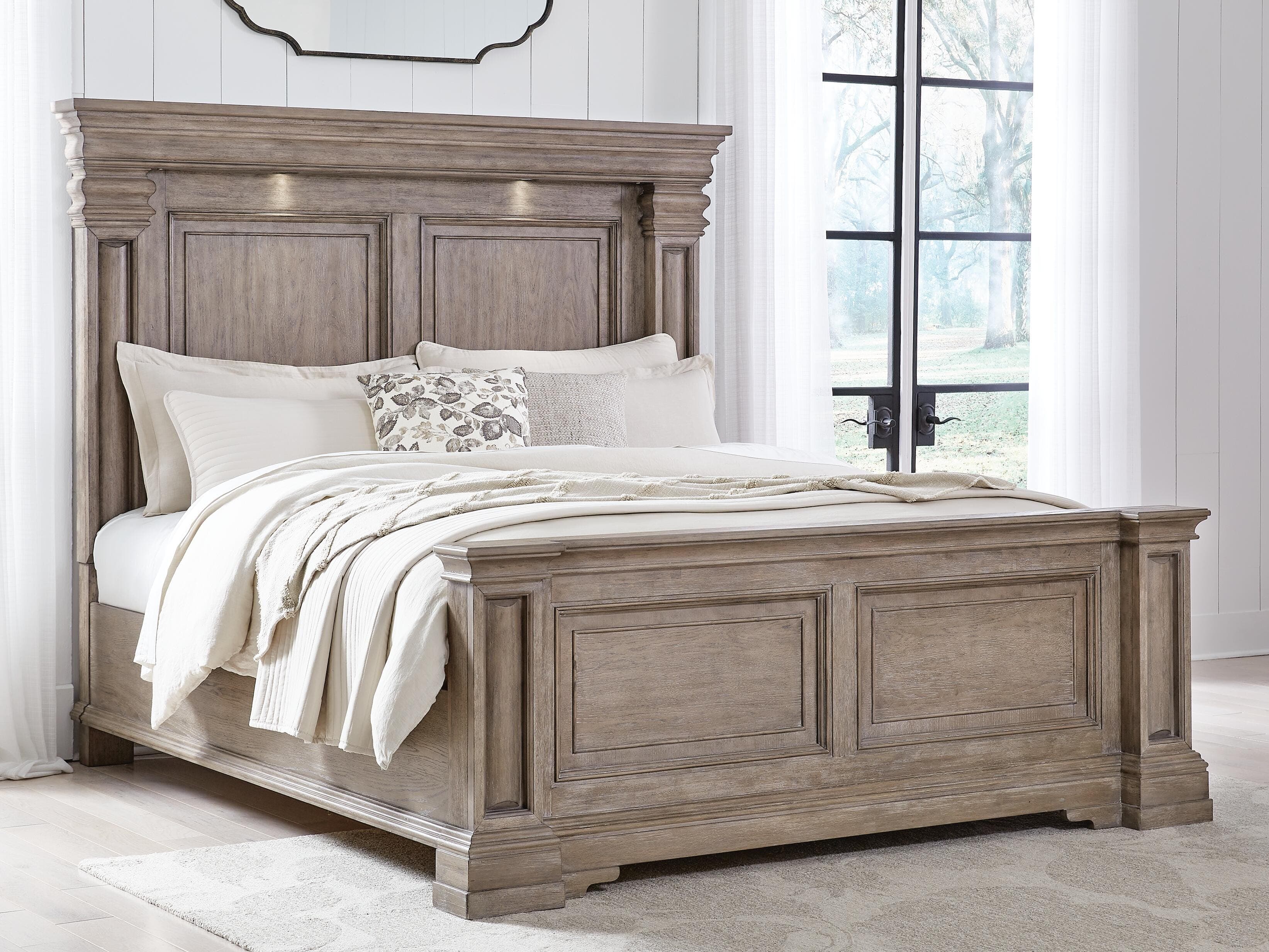 Blairhurst Queen Panel Bed — Black/Gray & Brown/Beige — view 2