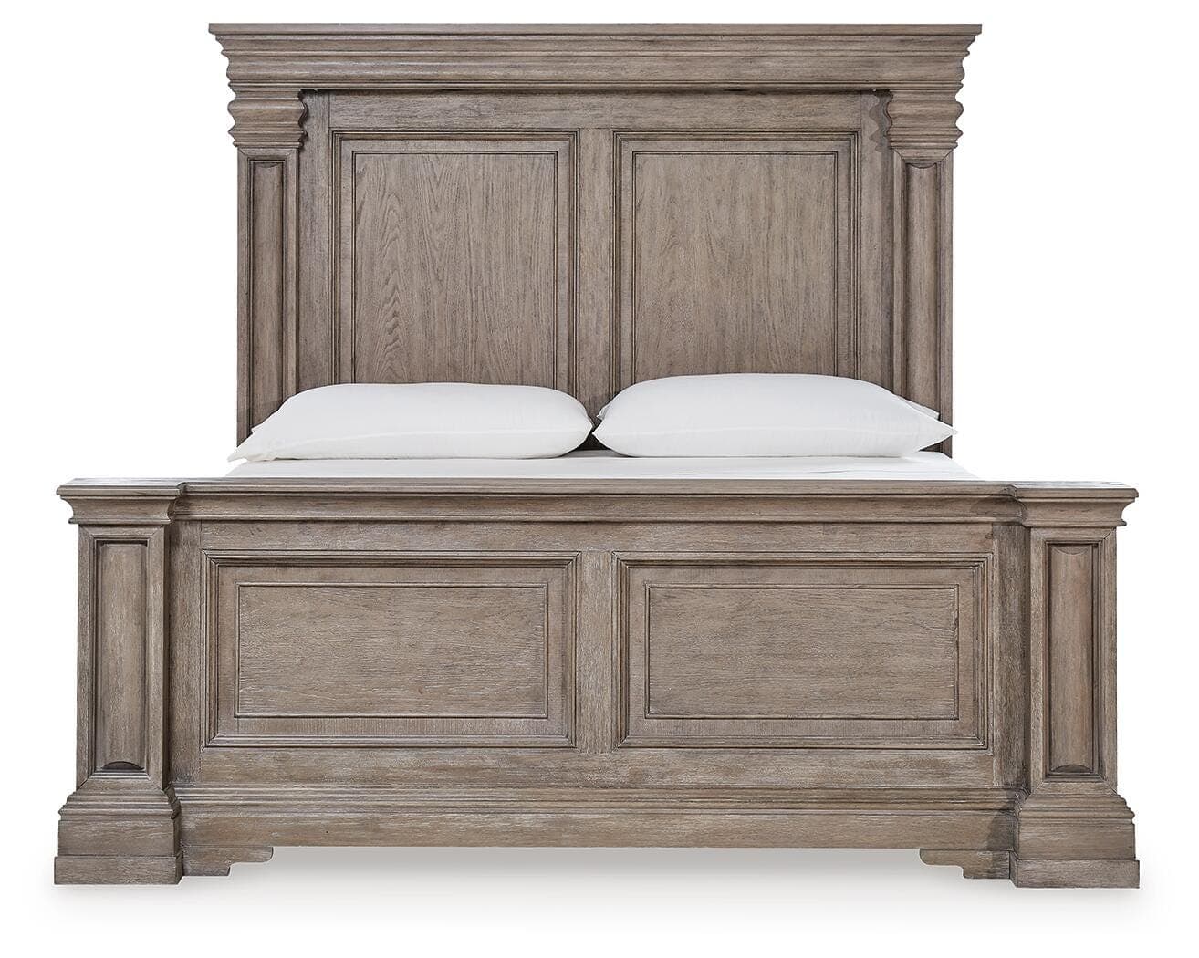 Blairhurst King Panel Bed — Black/Gray & Brown/Beige — view 4