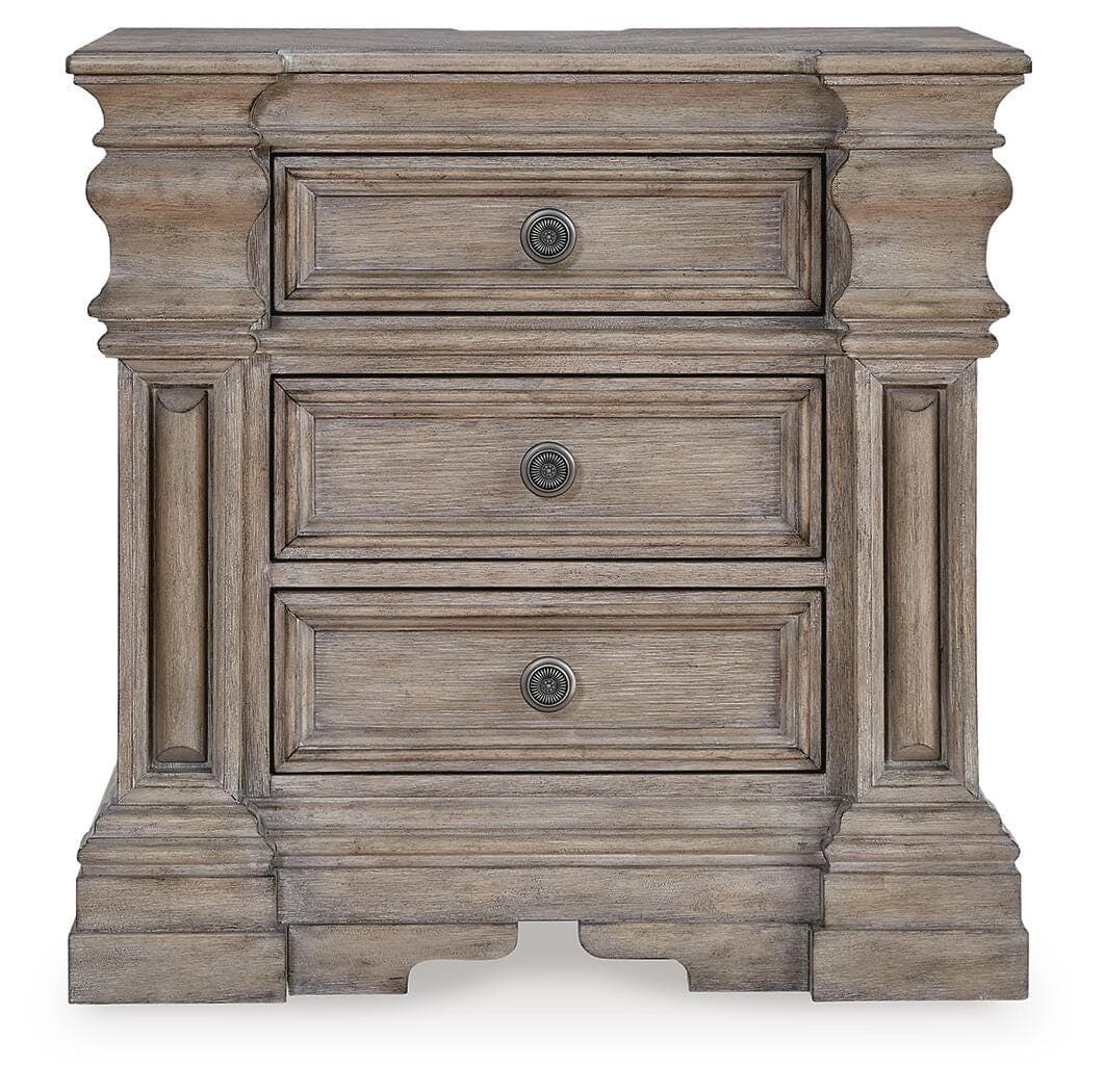 Blairhurst Nightstand — Black/Gray & Brown/Beige — view 4