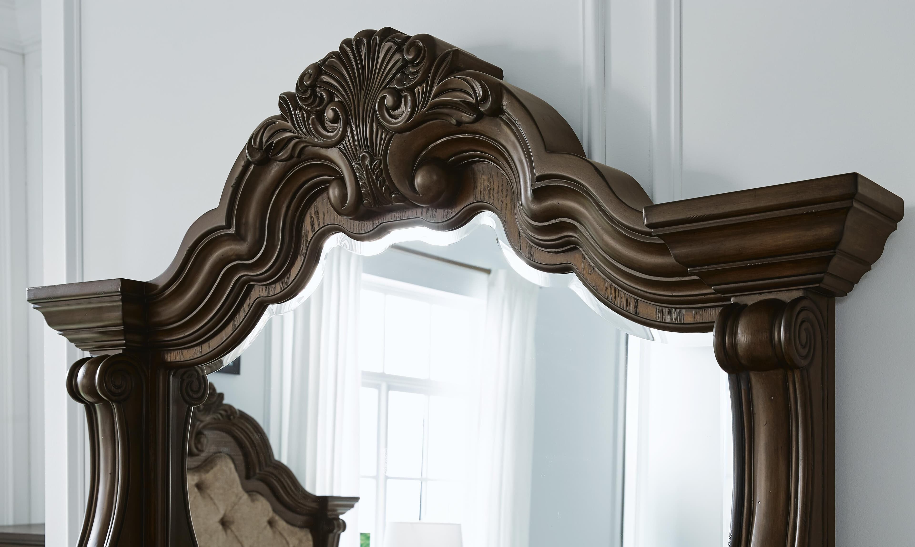 Maylee Dresser and Mirror — Brown/Beige — view 4