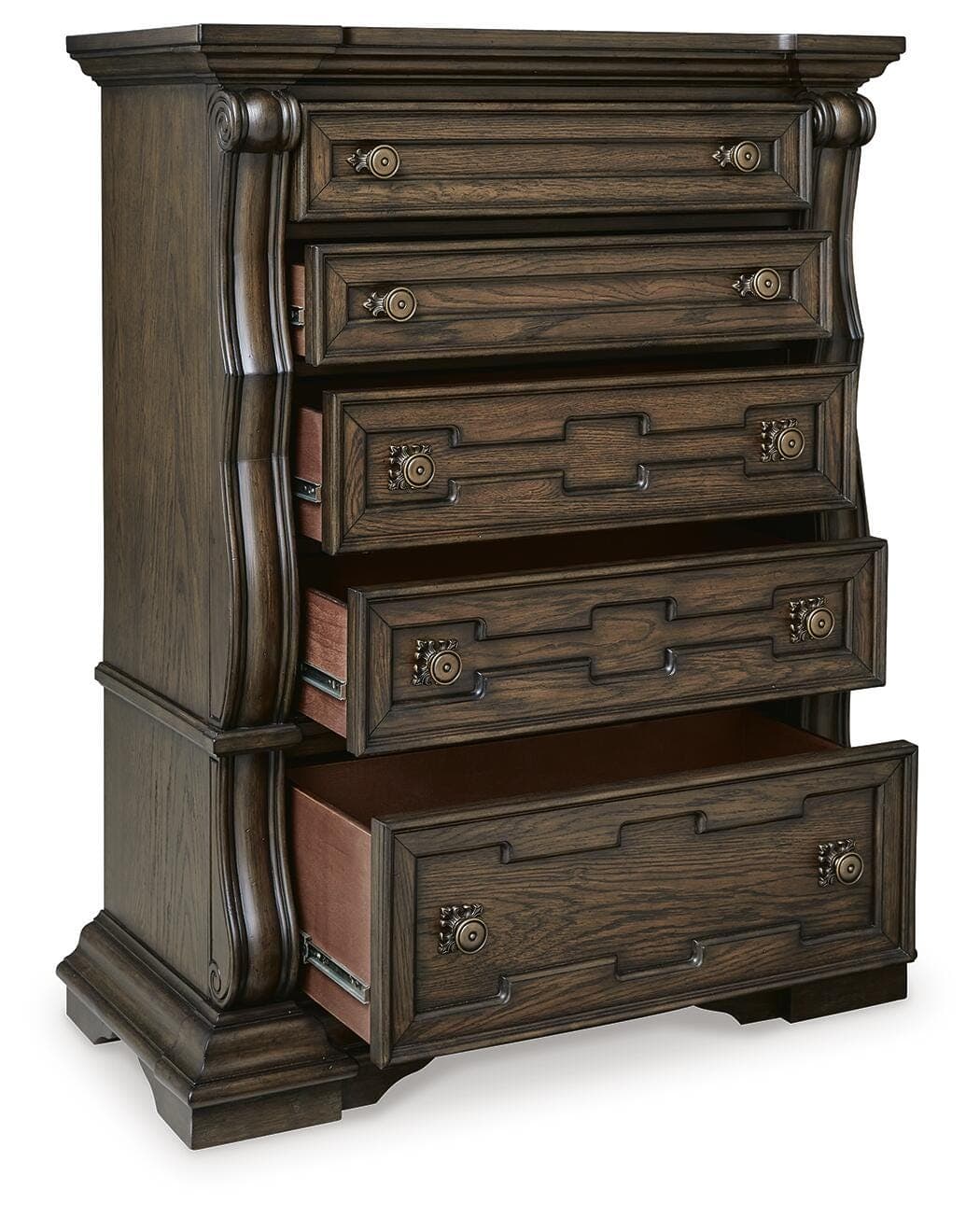 Maylee Chest of Drawers — Brown/Beige — view 3