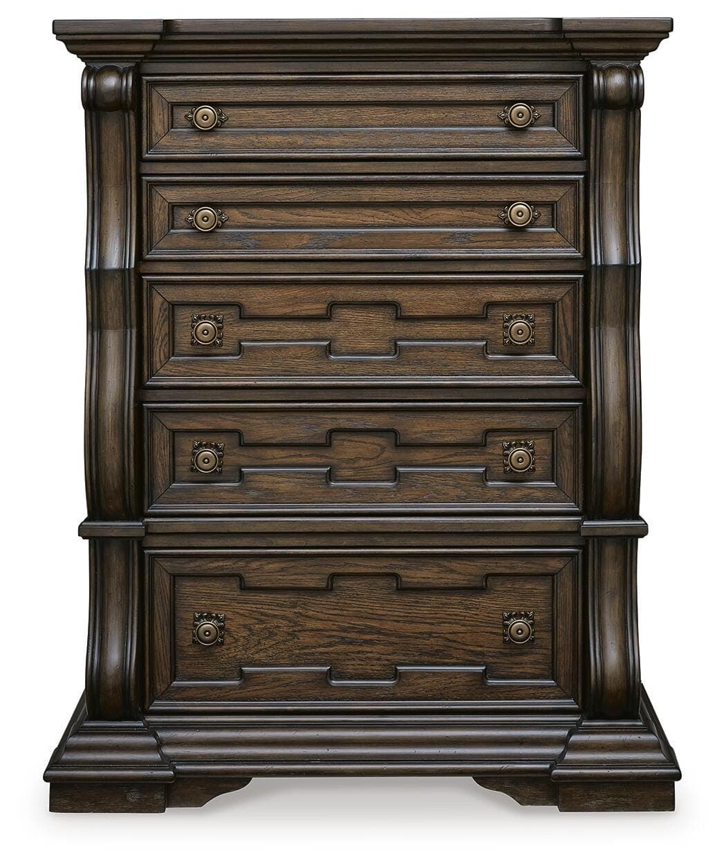 Maylee Chest of Drawers — Brown/Beige — view 4