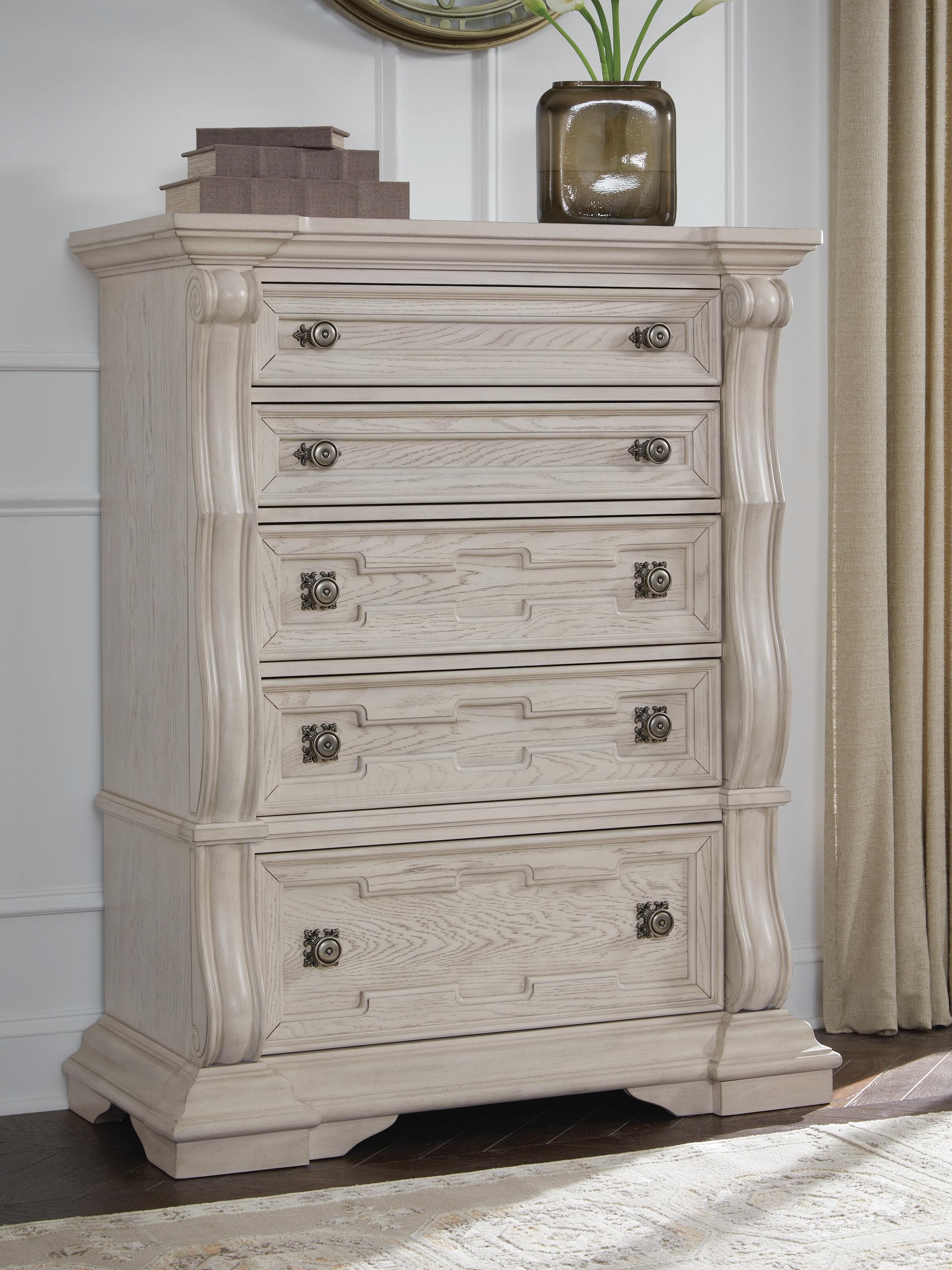 Andonhall Chest of Drawers — White — view 2