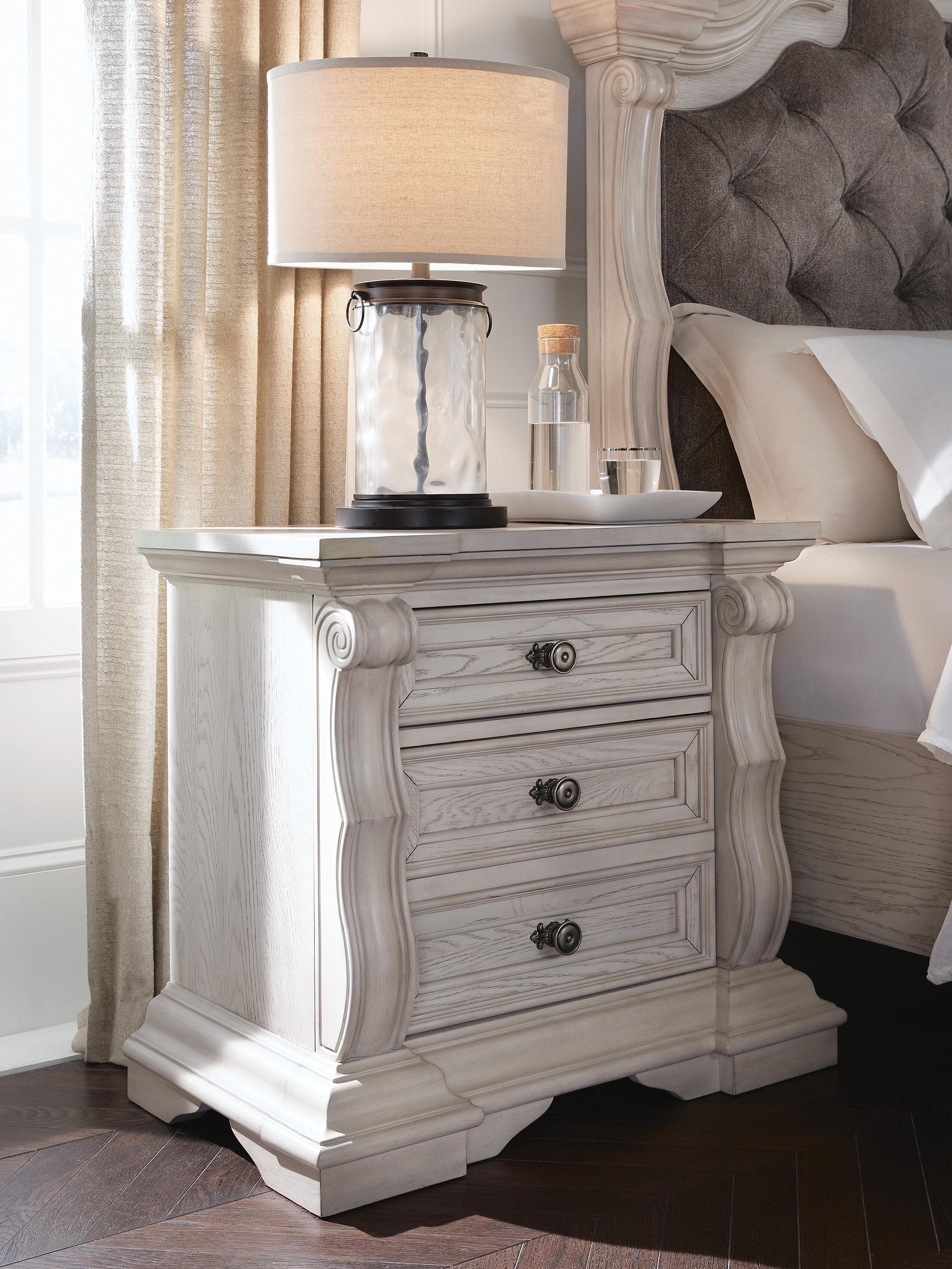 Andonhall Nightstand — White — view 2