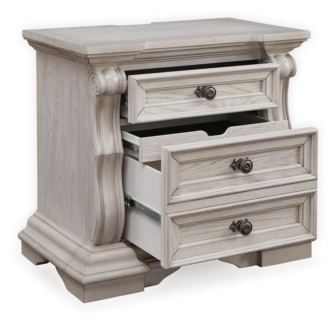 Andonhall Nightstand — White — view 3