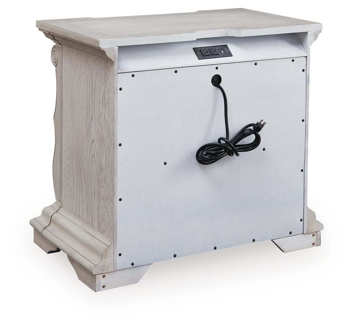 Andonhall Nightstand — White — view 5