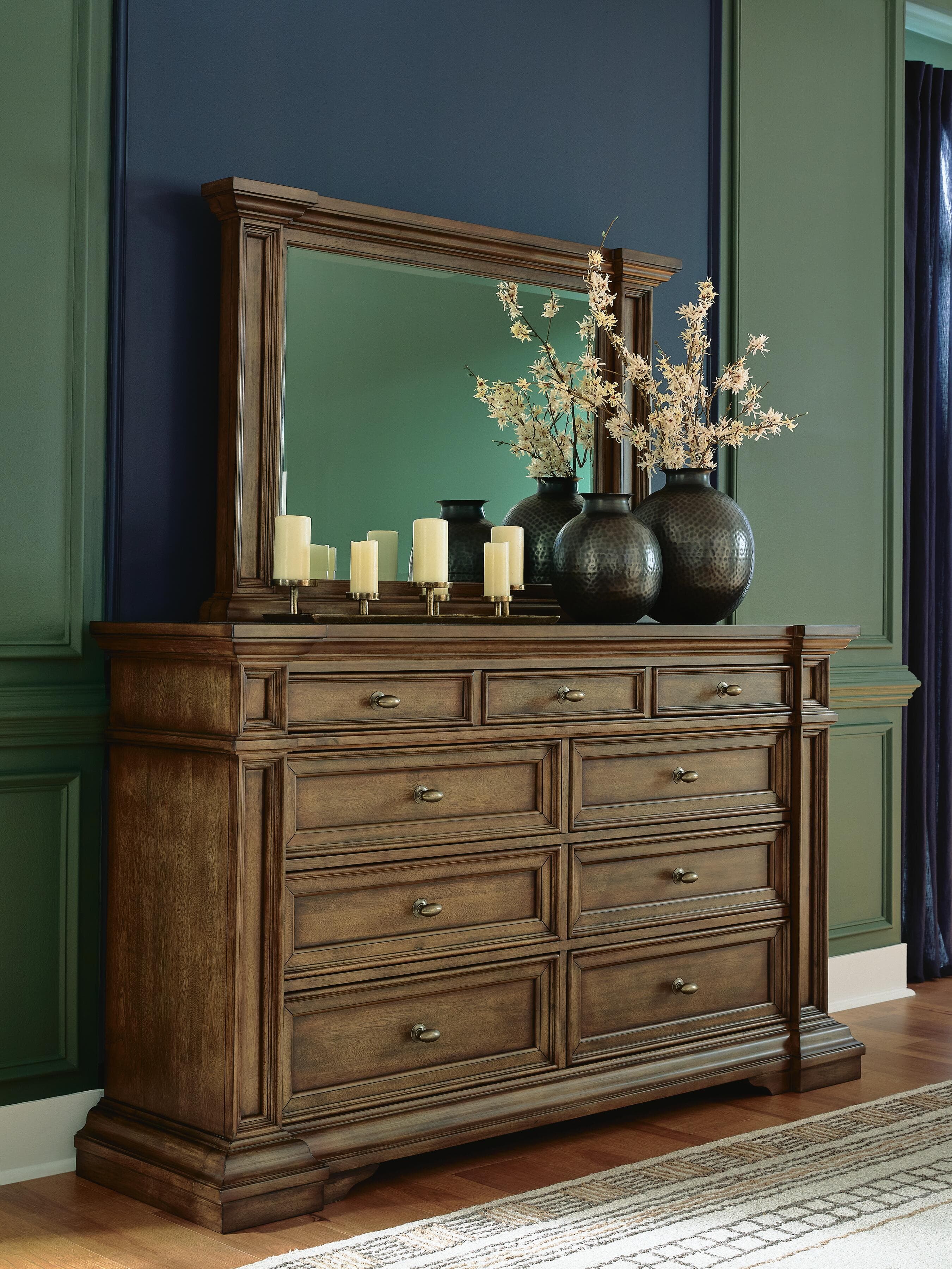 Channley Dresser and Mirror — Brown — view 2