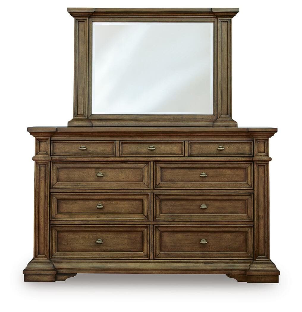 Channley Dresser and Mirror — Brown — view 3