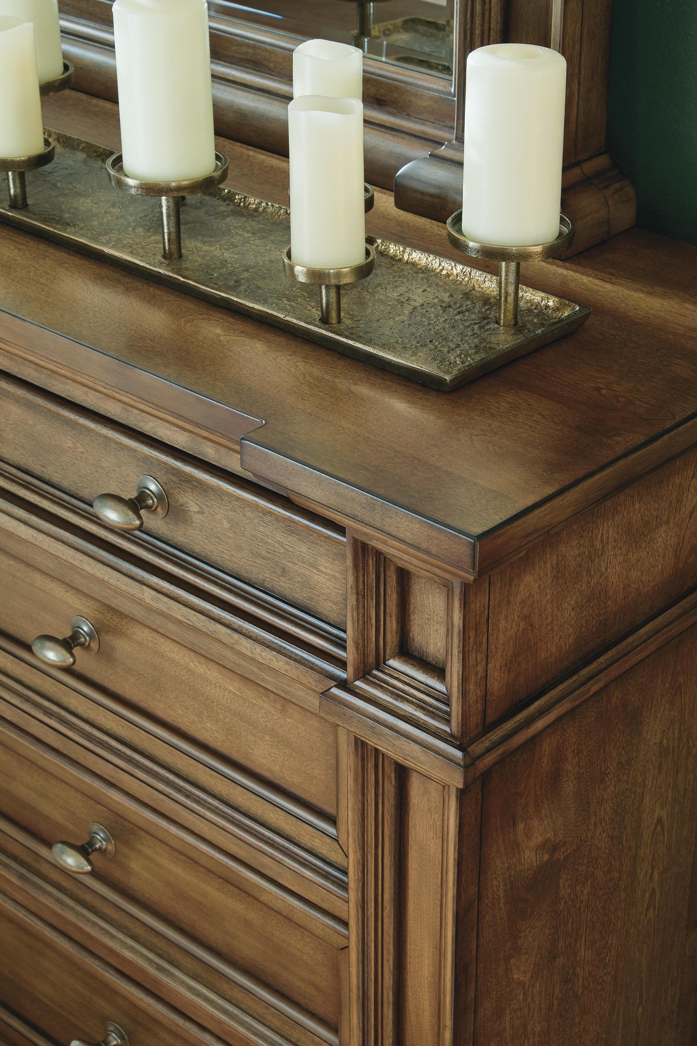 Channley Dresser and Mirror — Brown — view 4