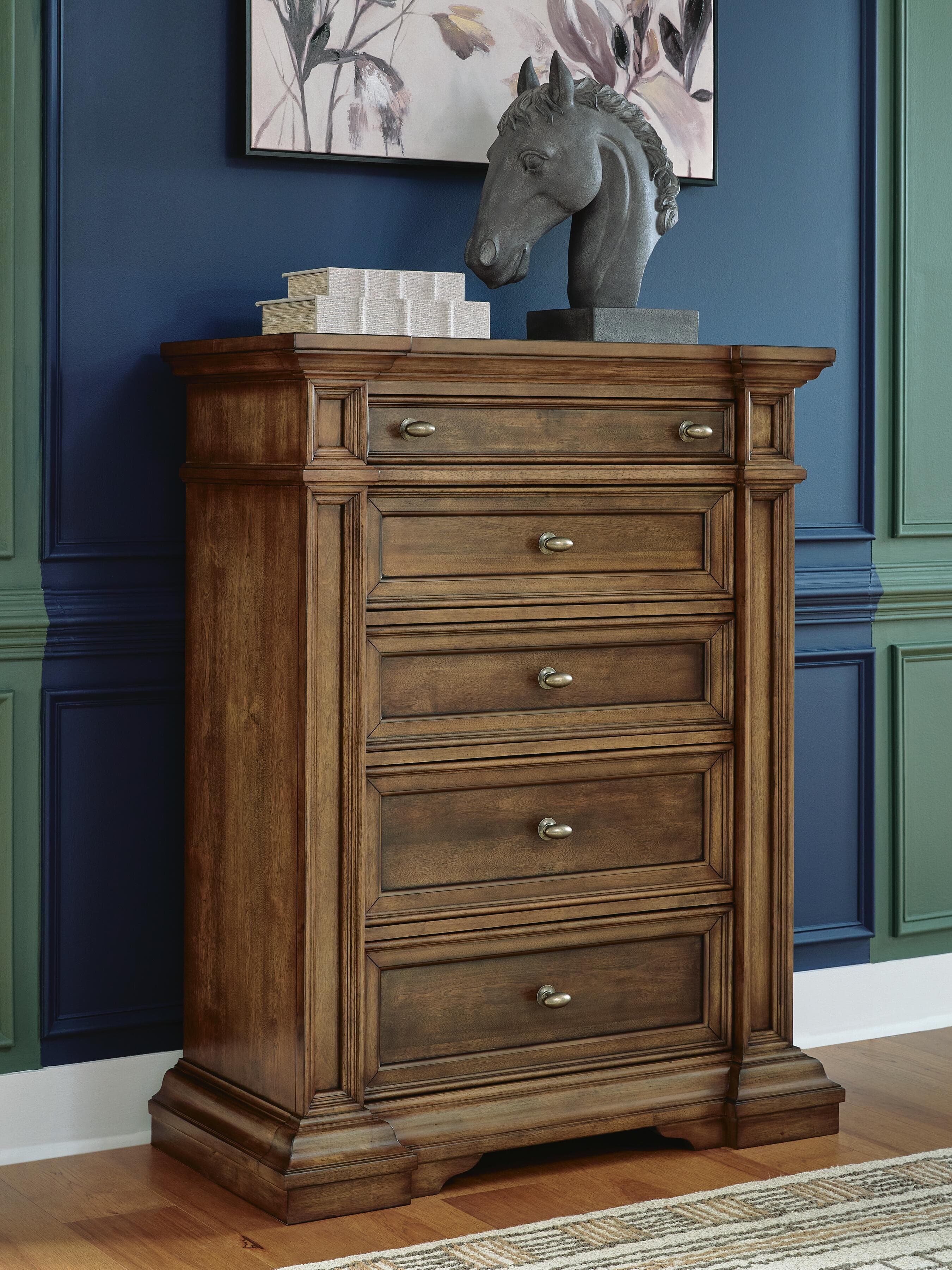 Channley Chest of Drawers — Brown/Beige — view 2