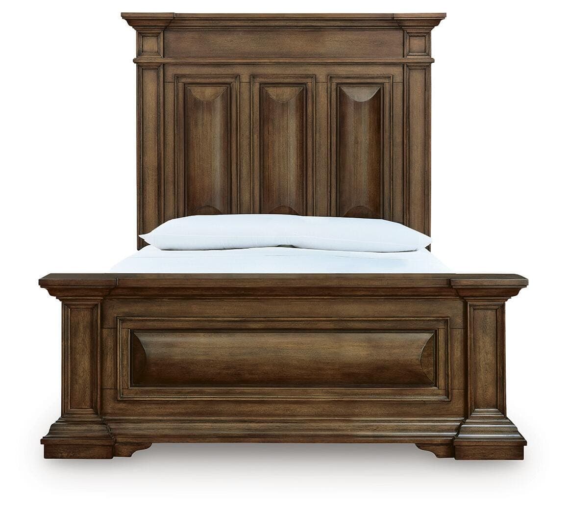Channley Queen Panel Bed — Brown — view 3