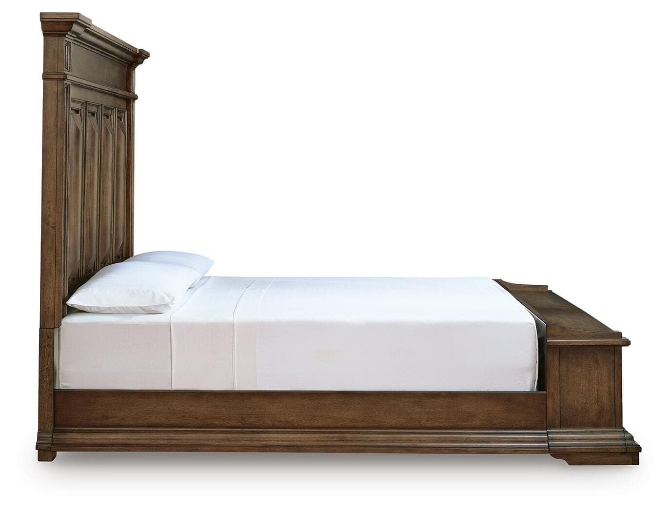 Channley California King Panel Storage Bed — Brown — view 6