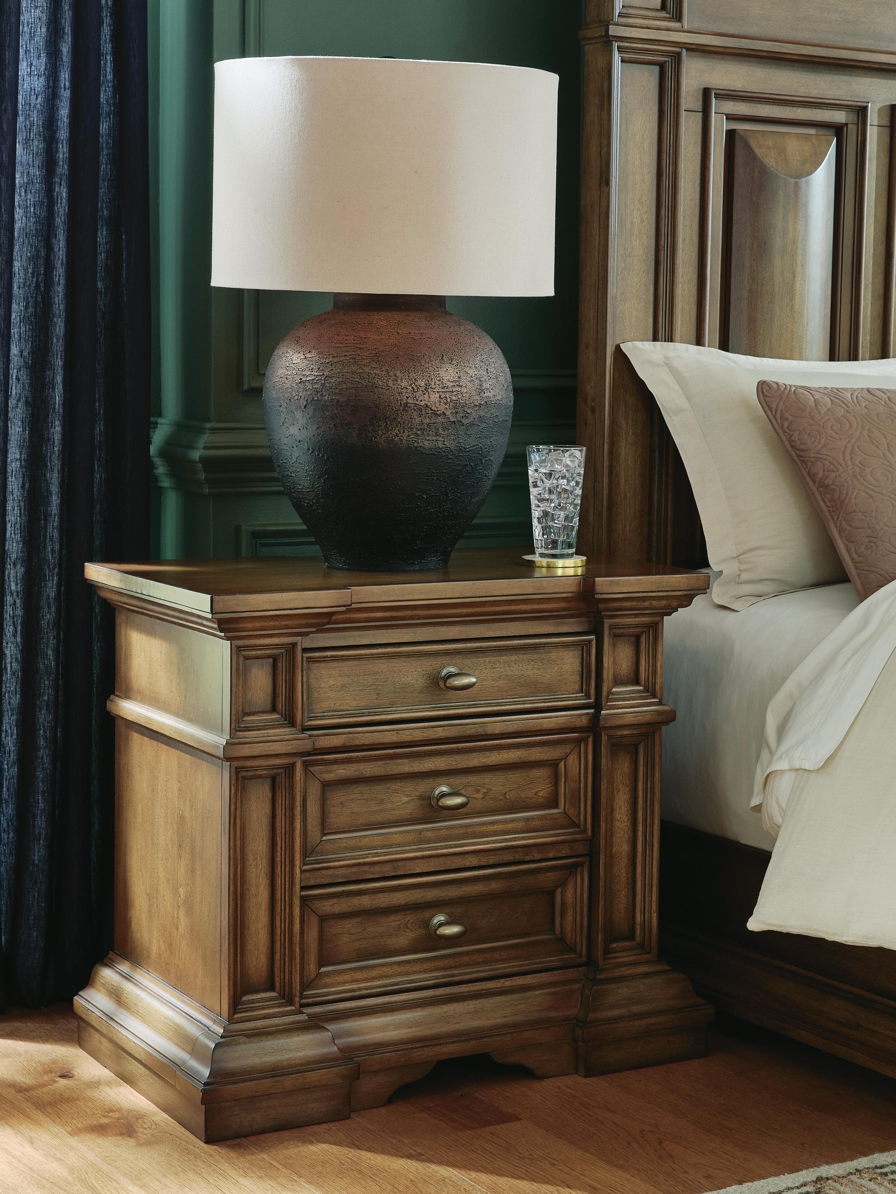 Channley Nightstand — Brown/Beige — view 2