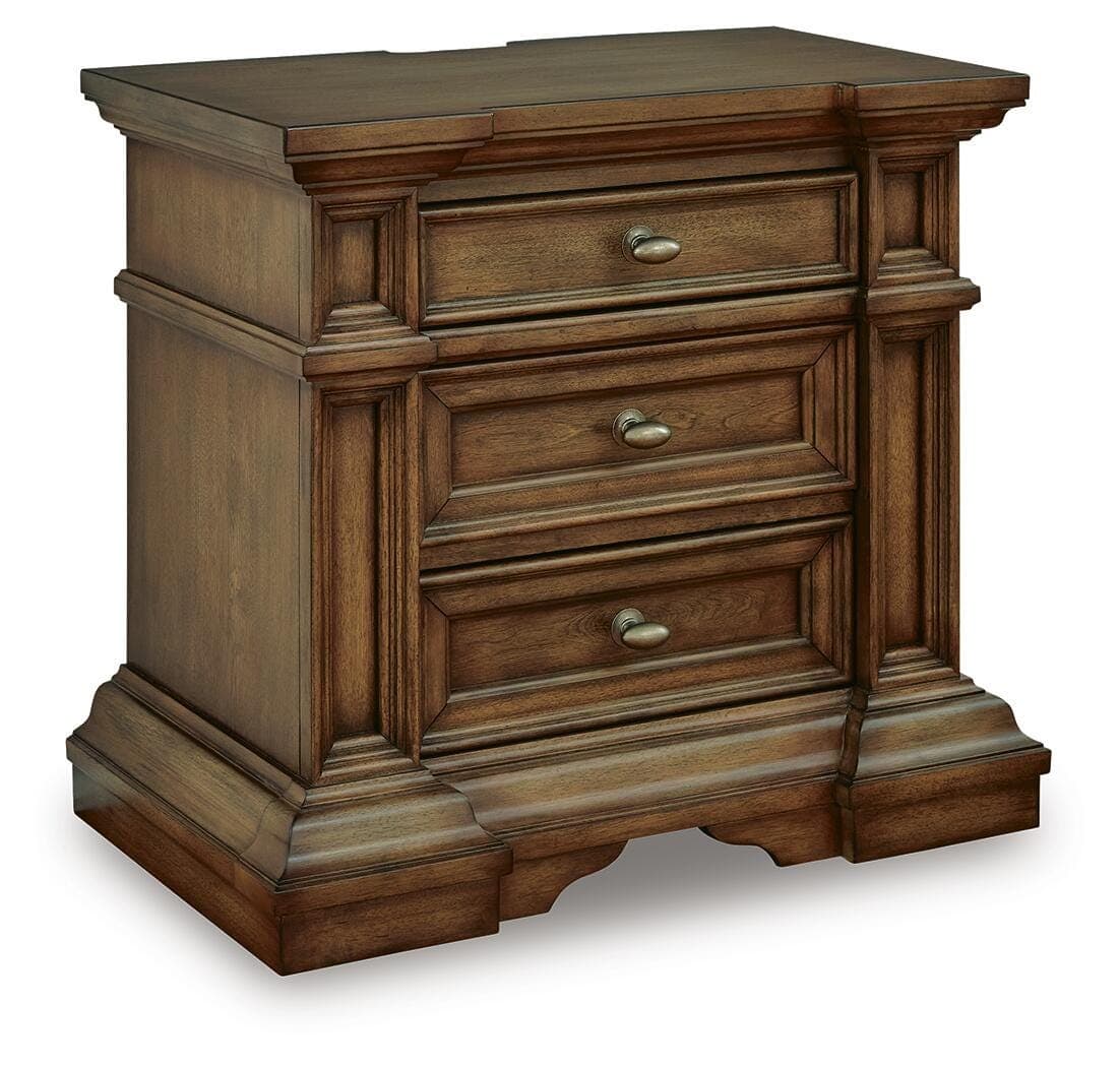Channley Nightstand — Brown/Beige — Elite Furniture Cincinnati