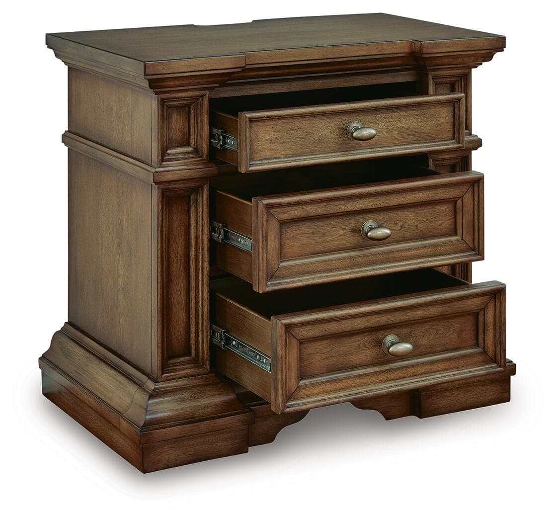 Channley Nightstand — Brown/Beige — view 3