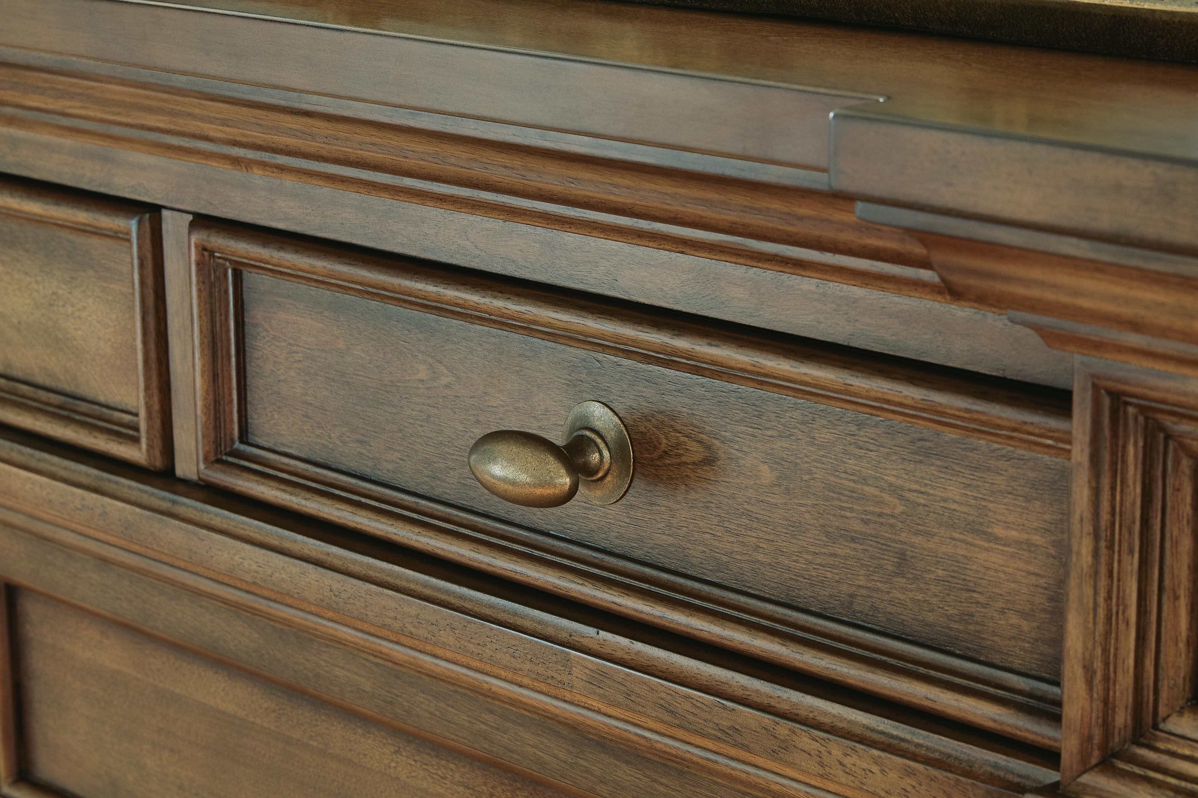 Channley Dresser and Mirror — Brown — view 6