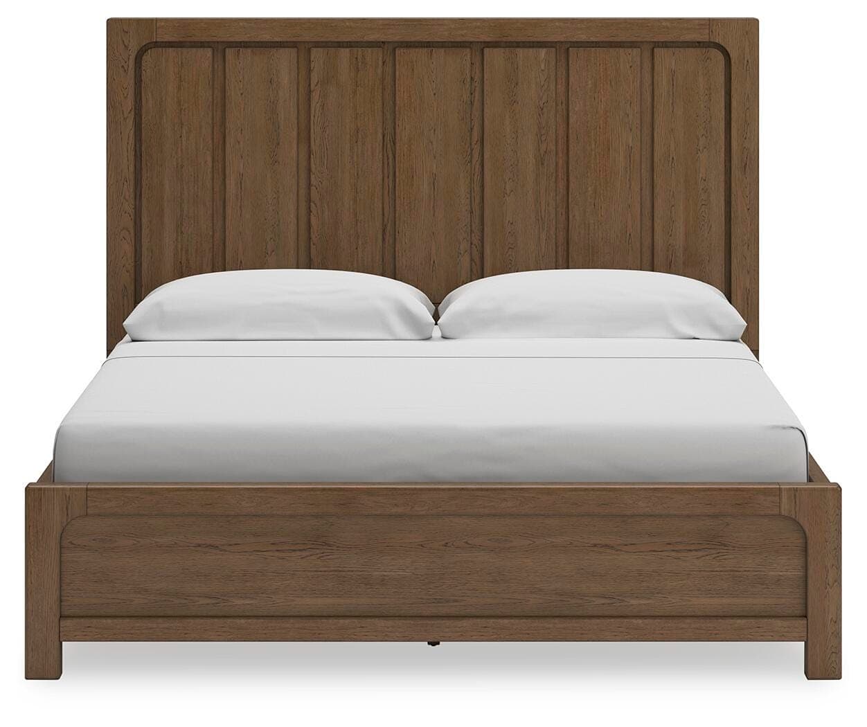 Cabalynn King Panel Bed with Storage — Brown/Beige — view 6