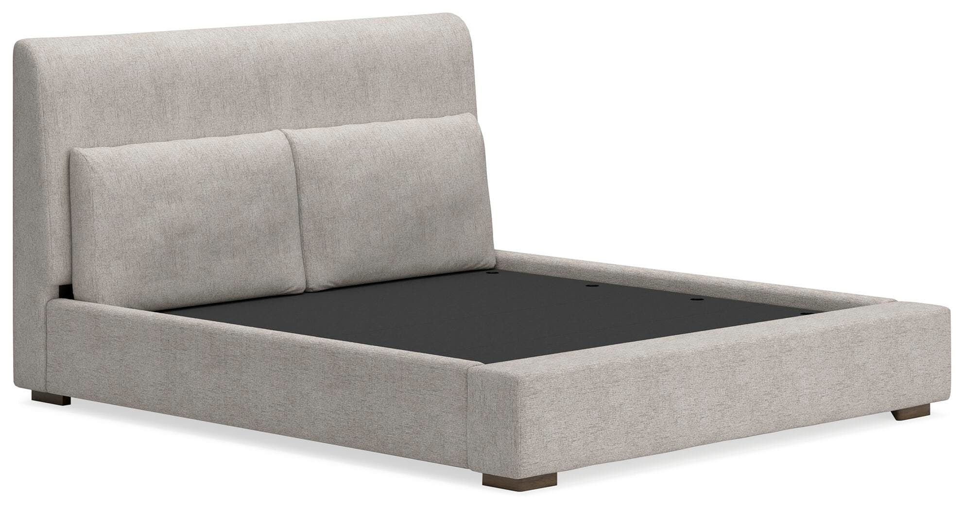 Cabalynn Queen Upholstered Bed — Brown/Beige — view 3