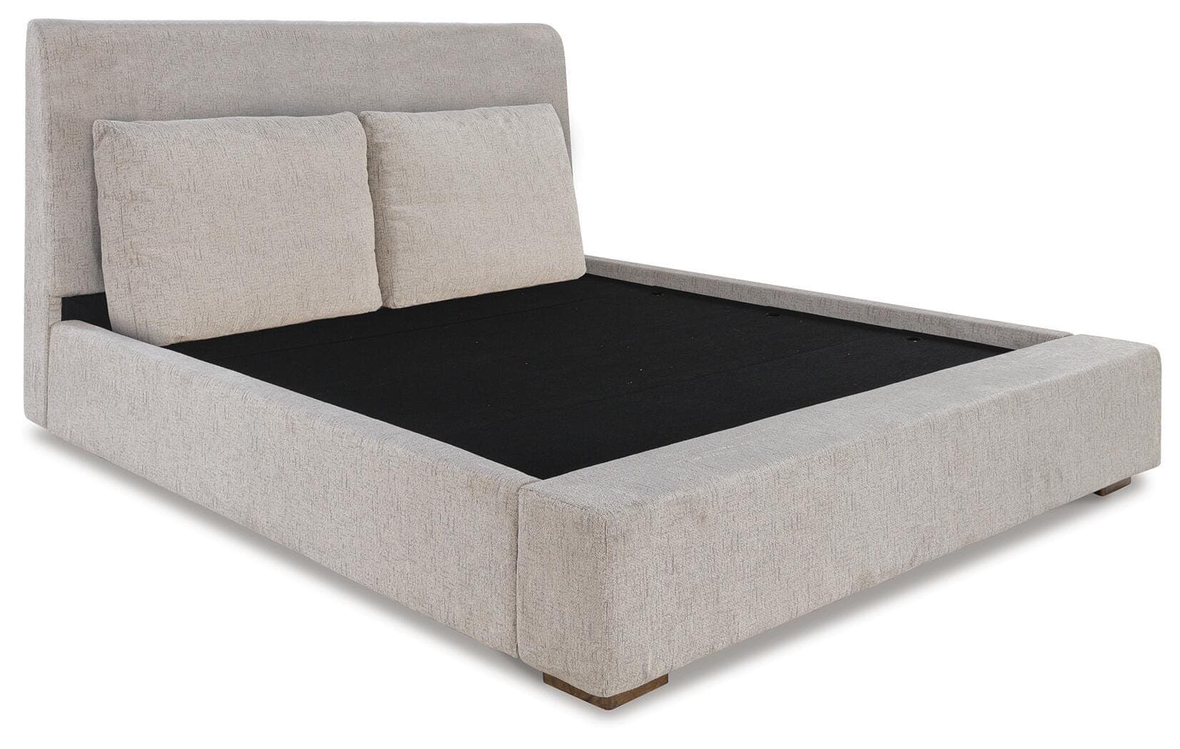 Cabalynn King Upholstered Bed — Brown/Beige — view 3