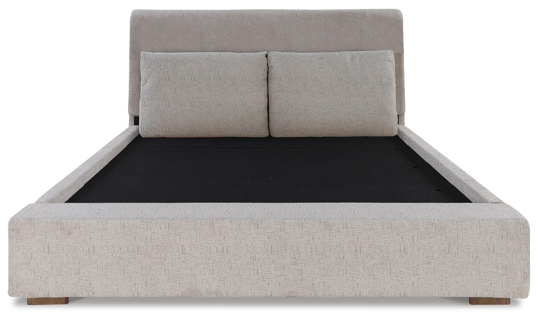 Cabalynn King Upholstered Bed — Brown/Beige — view 5