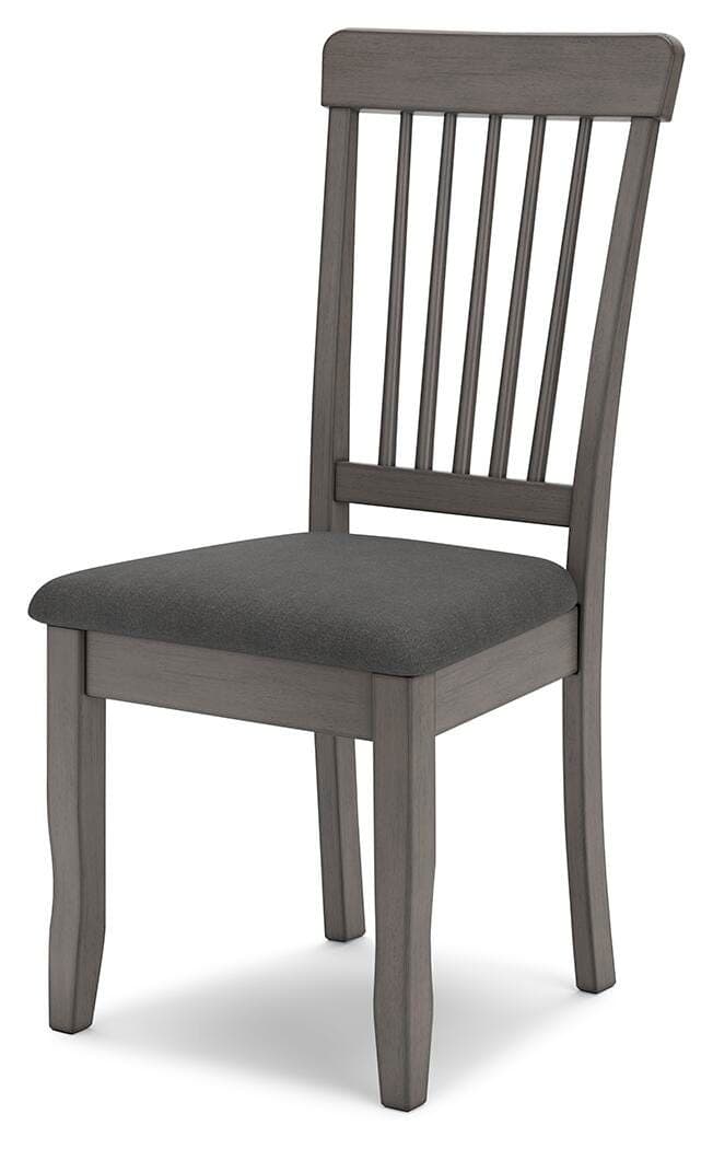 Shullden Dining Chair — Black/Gray — view 3