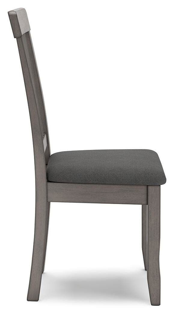 Shullden Dining Chair — Black/Gray — view 7