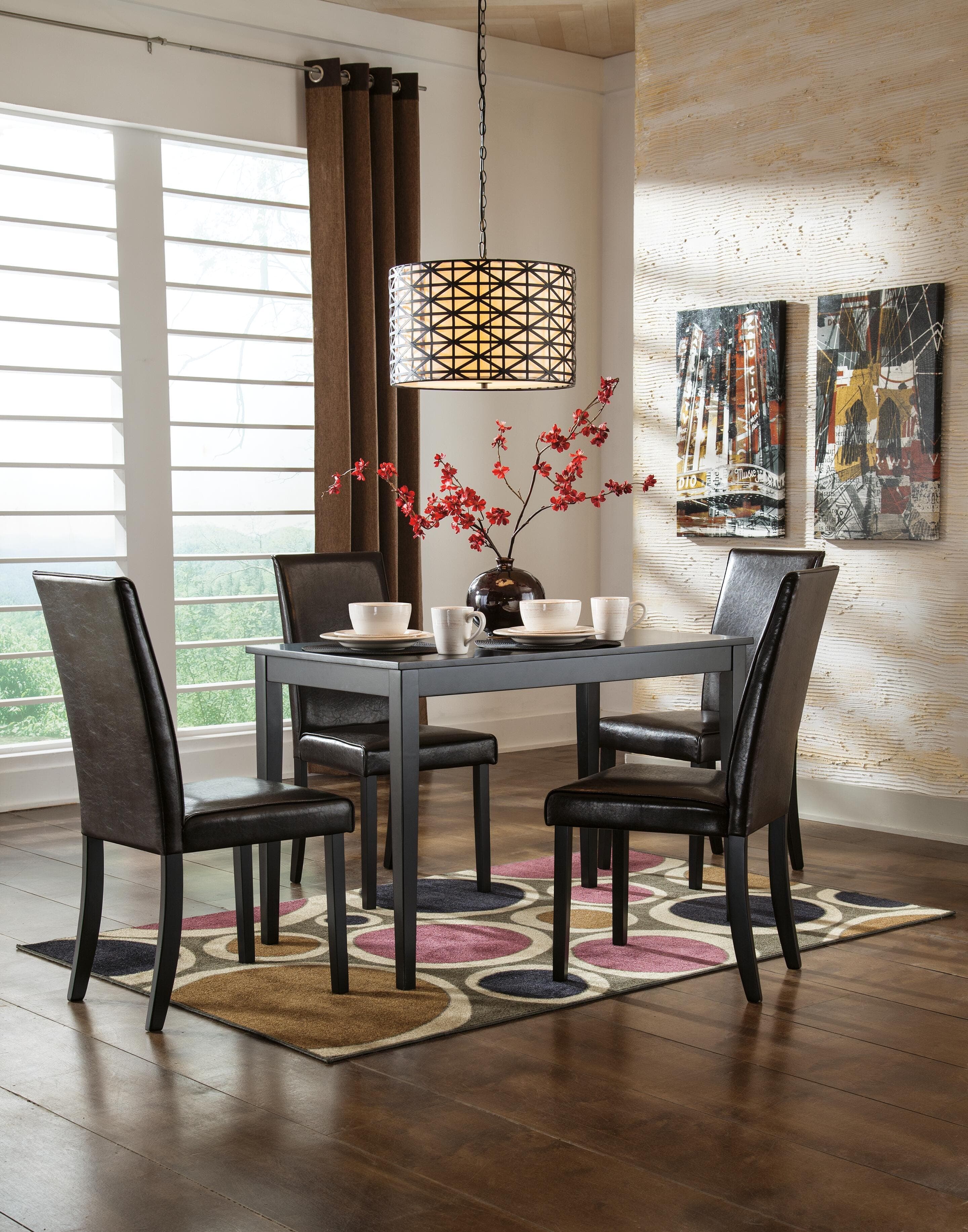 Kimonte Dining Chair — Brown/Beige — view 3