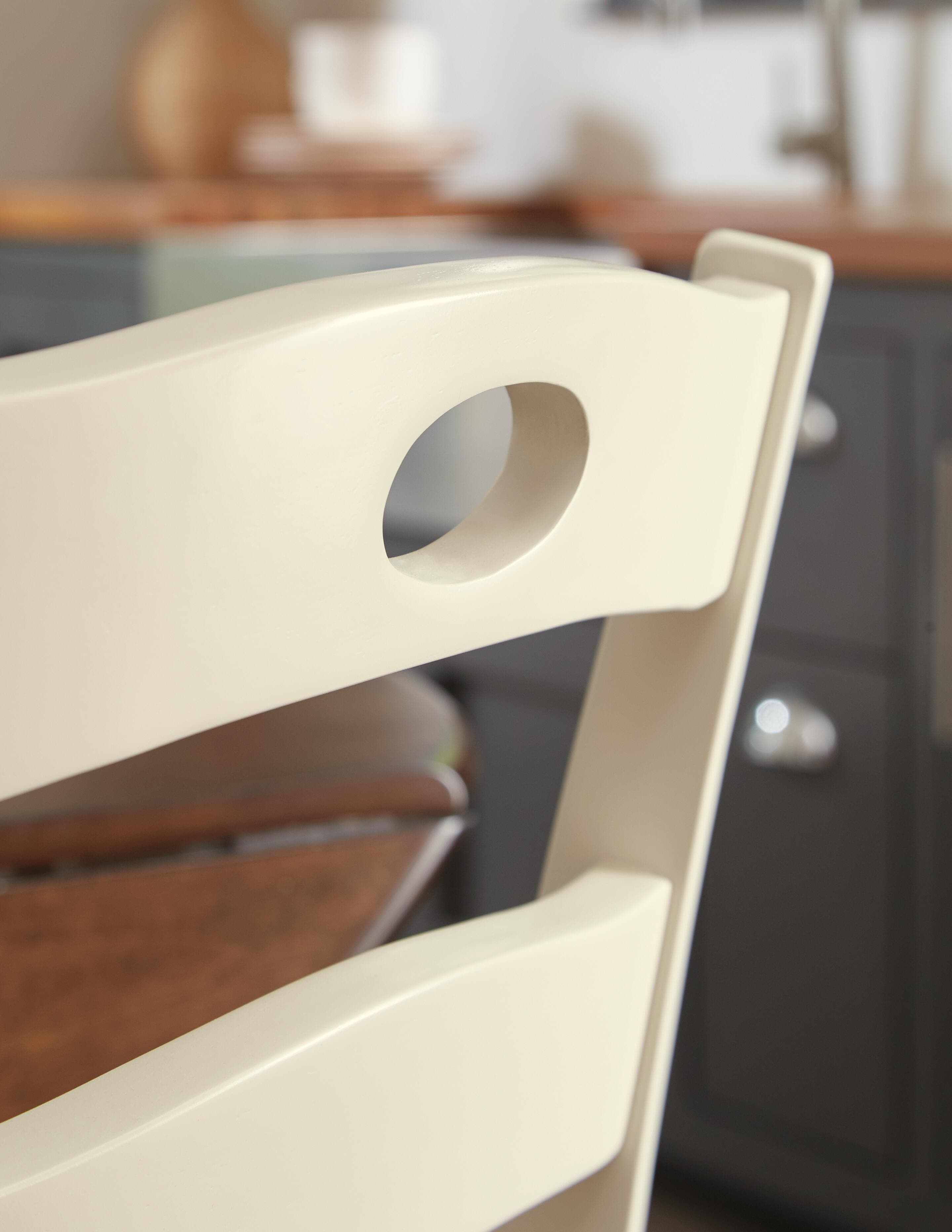 Woodanville Dining Chair — Brown/Beige & White — view 3